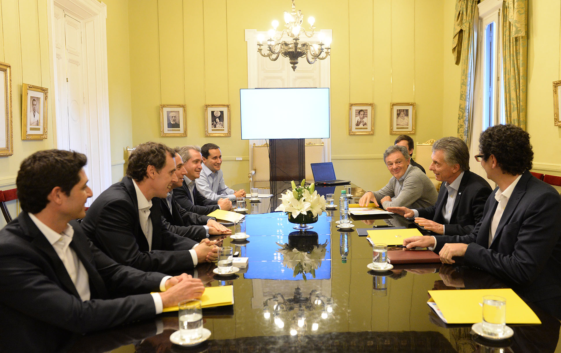El presidente Macri recibió a autoridades de la empresa Mercado Libre
