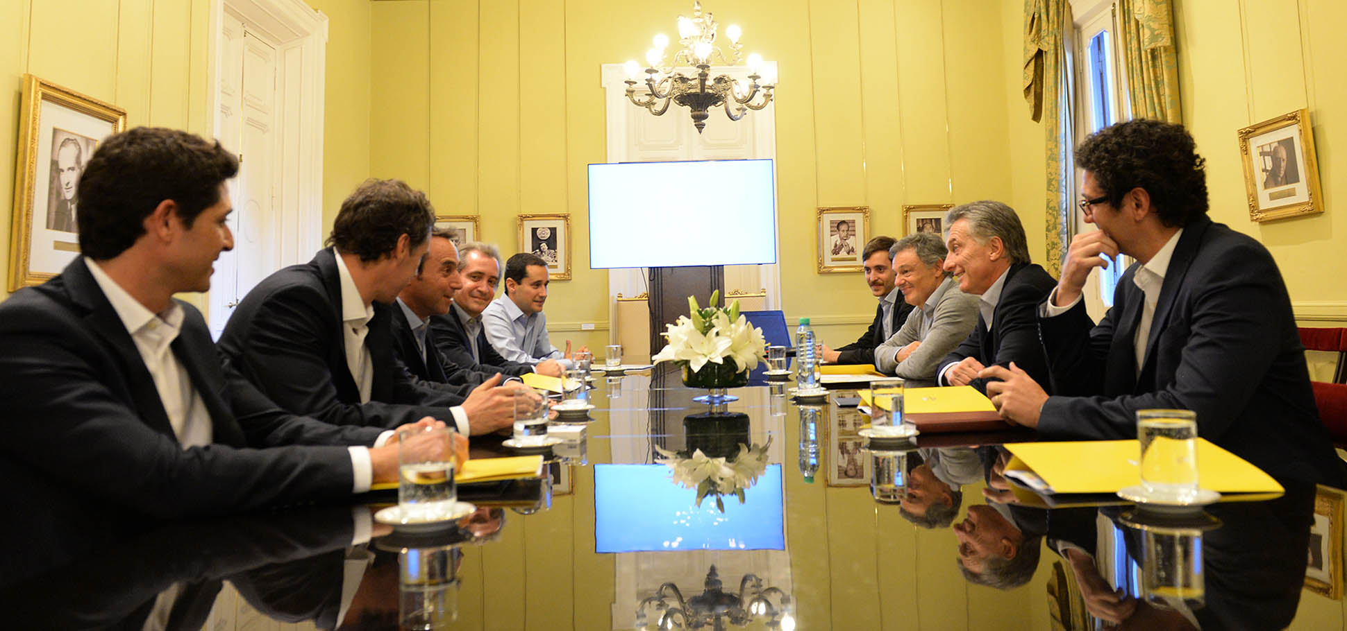 El presidente Macri recibió a autoridades de la empresa Mercado Libre