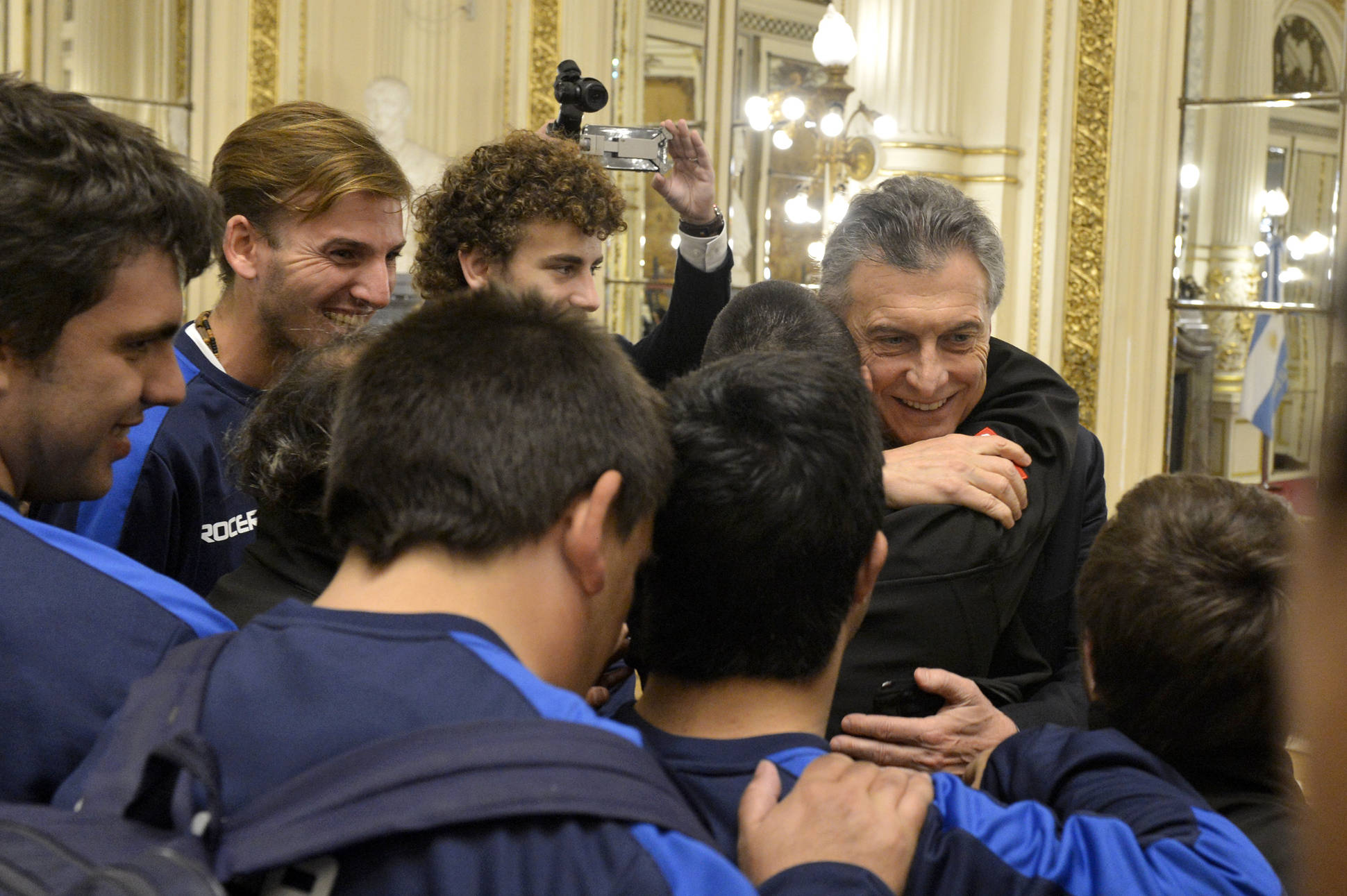Macri recibió al seleccionado nacional de rugby inclusivo que participará del Mundial