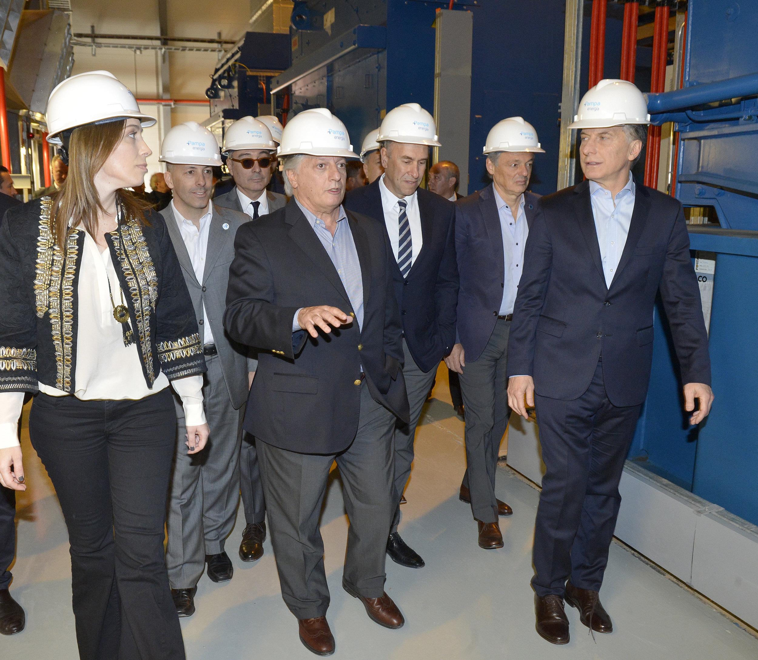 El Presidente encabezó la inauguración de una central termoeléctrica en Pilar