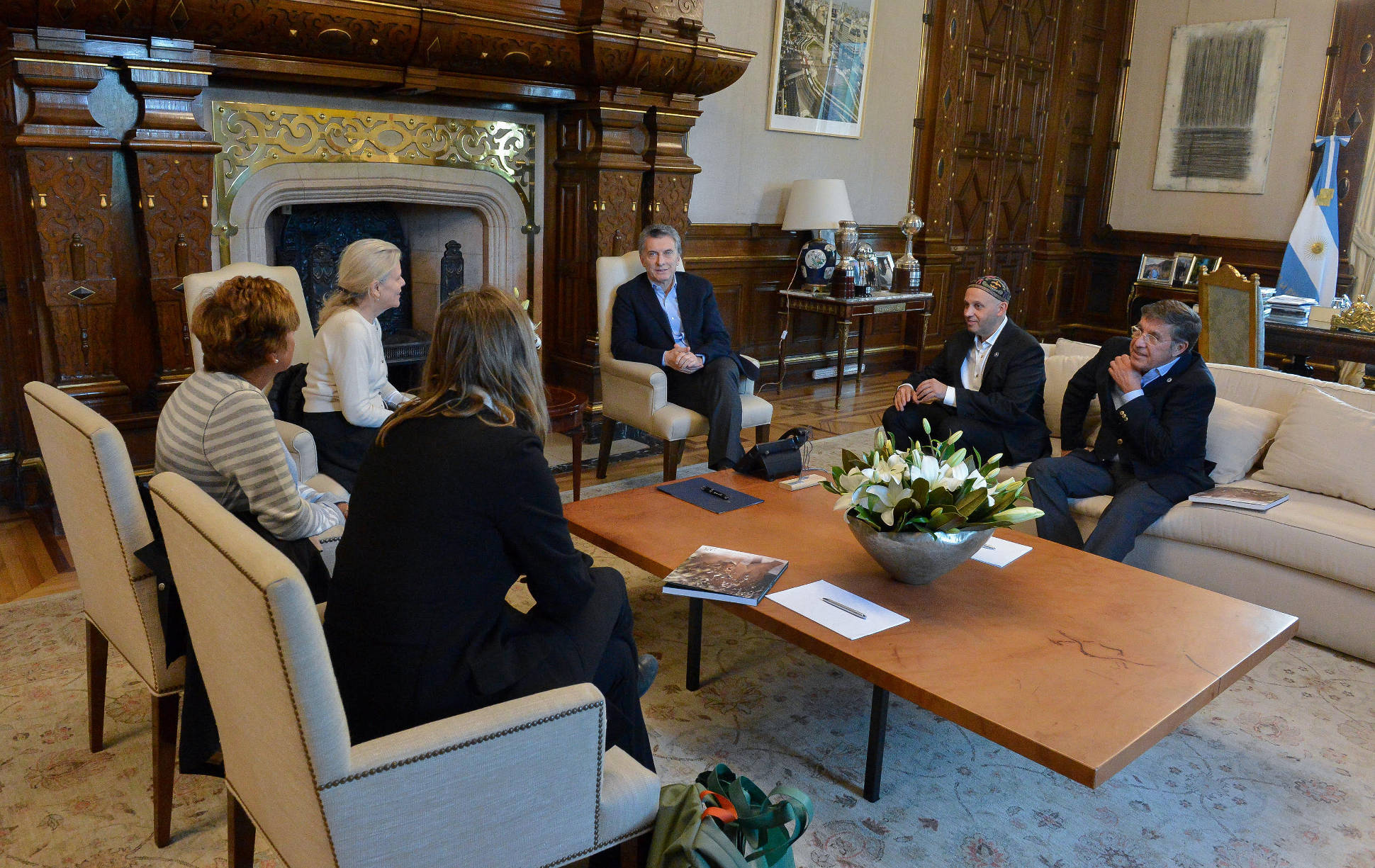 El Presidente recibió a la fundadora y titular de la fundación Conservation Land Trust