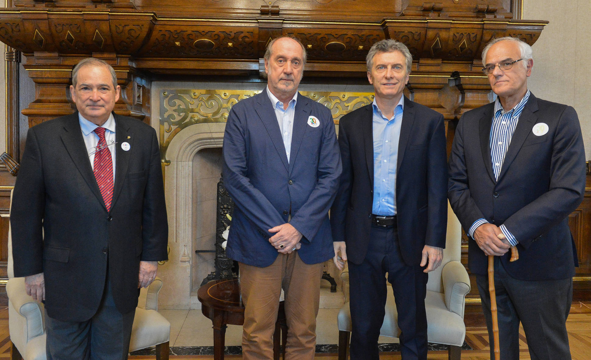 El presidente Macri recibió a médicos del Hospital Garrahan