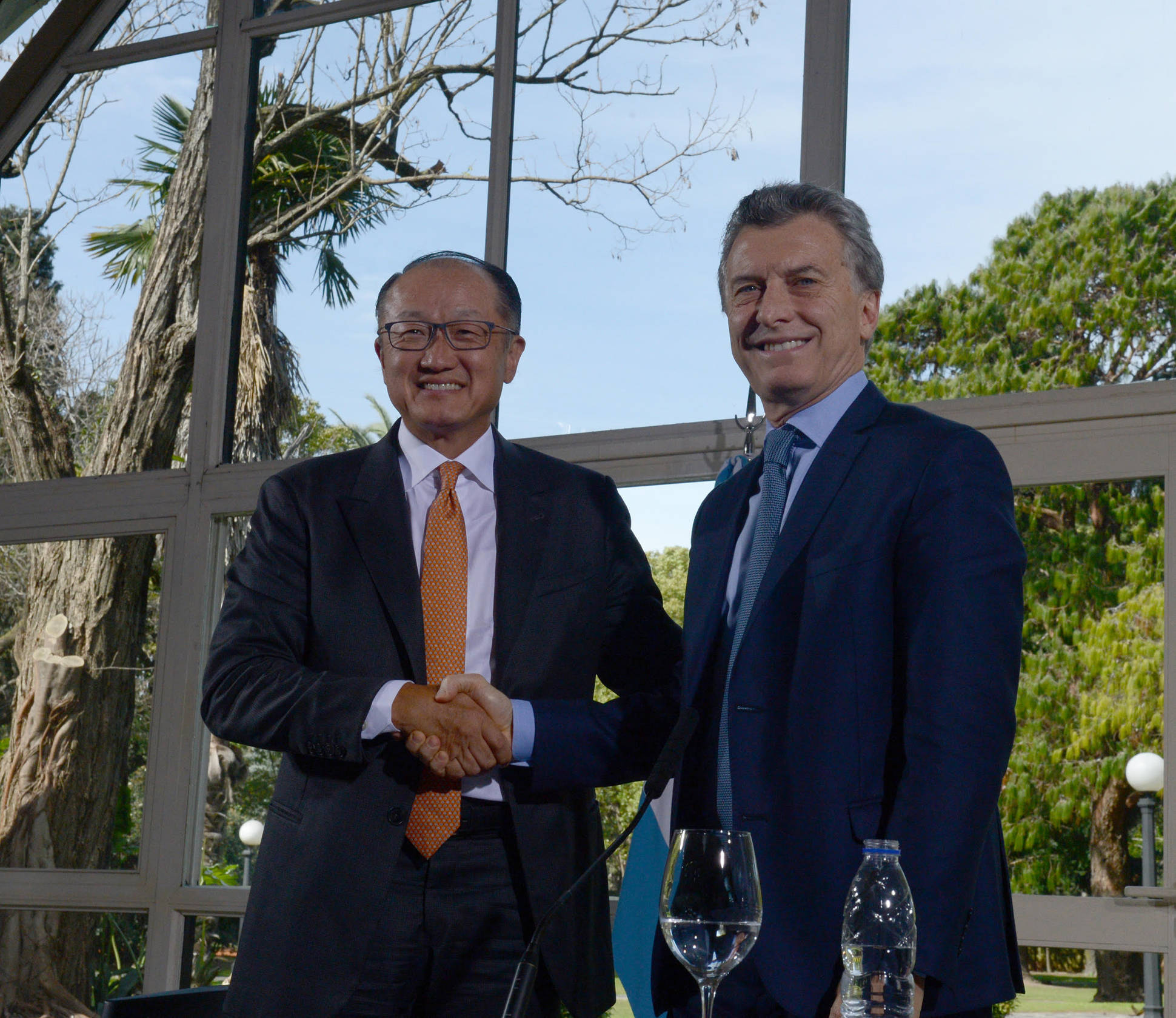 El Presidente recibió al titular del Banco Mundial