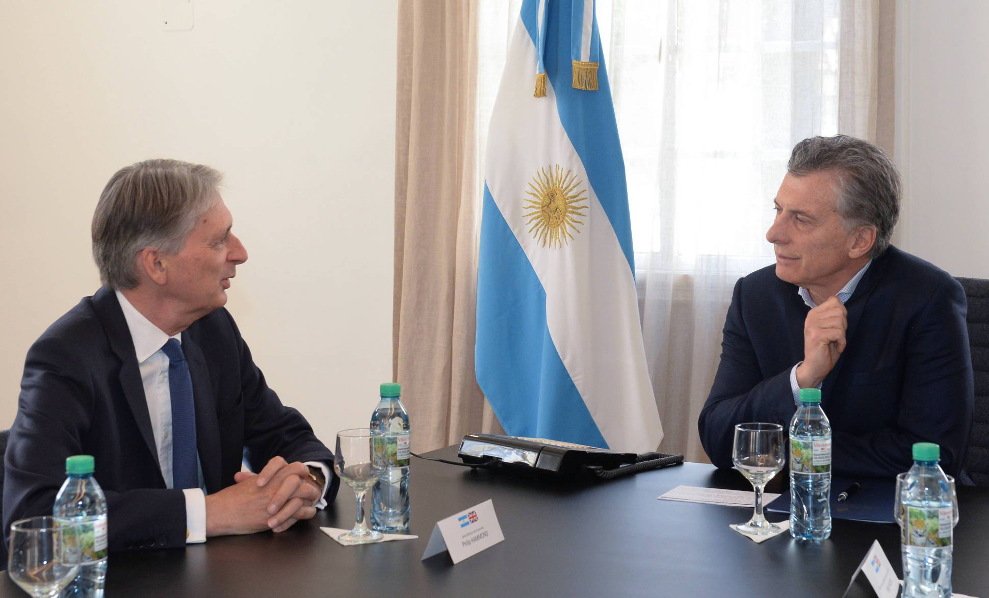 El Presidente recibió al canciller de la Hacienda del Reino Unido