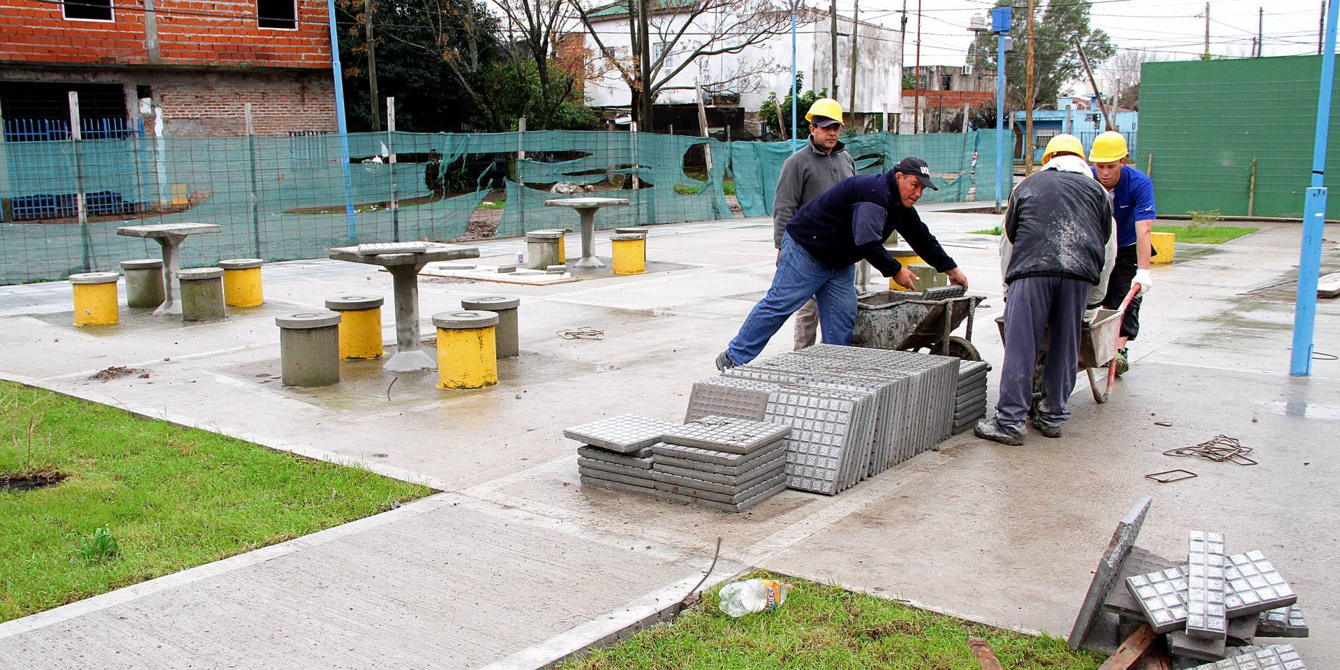 Avanzan obras de renovación urbana en Quilmes
