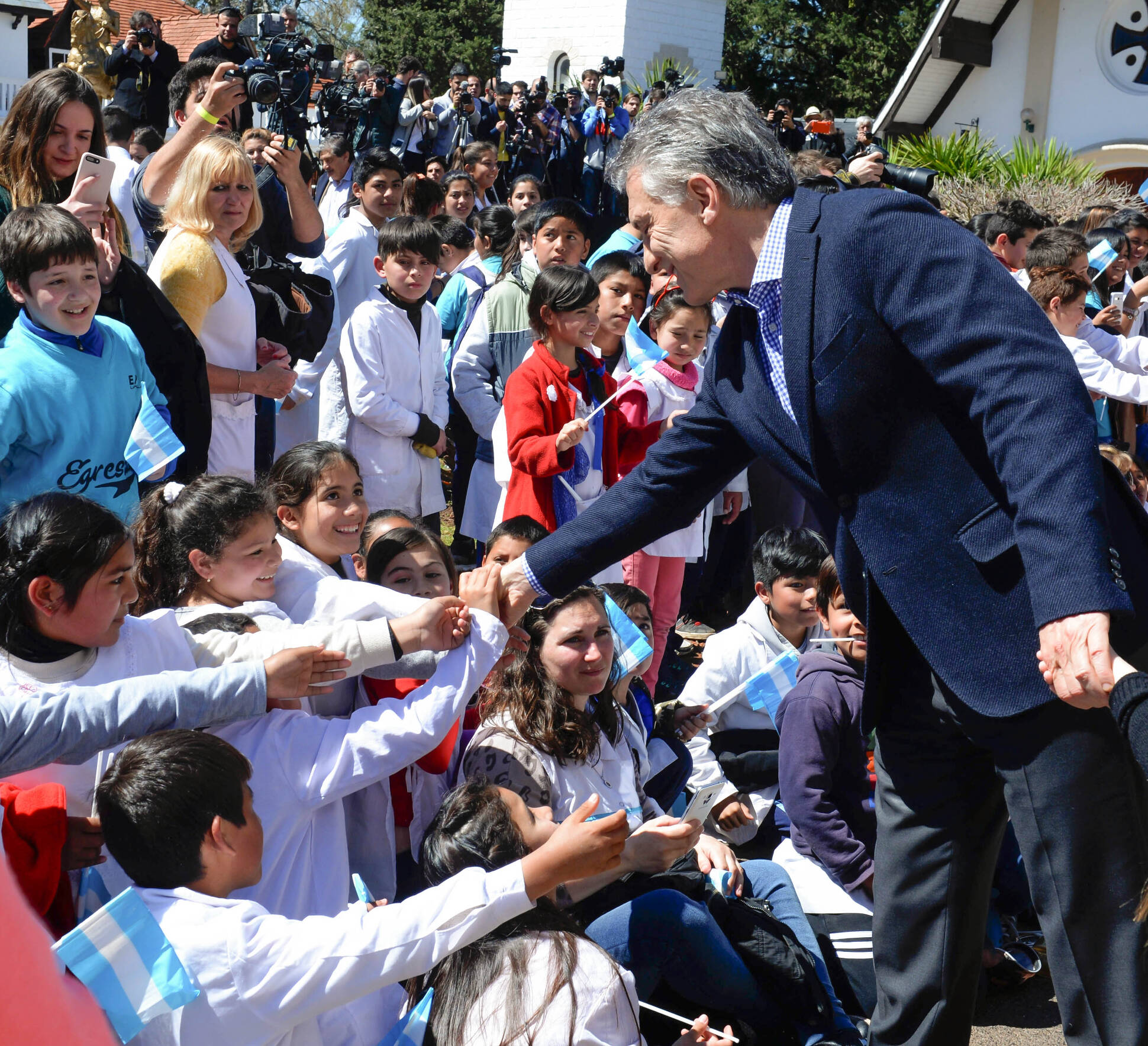 El Presidente encabezó el acto de reinauguración del parque temático República de los Niños