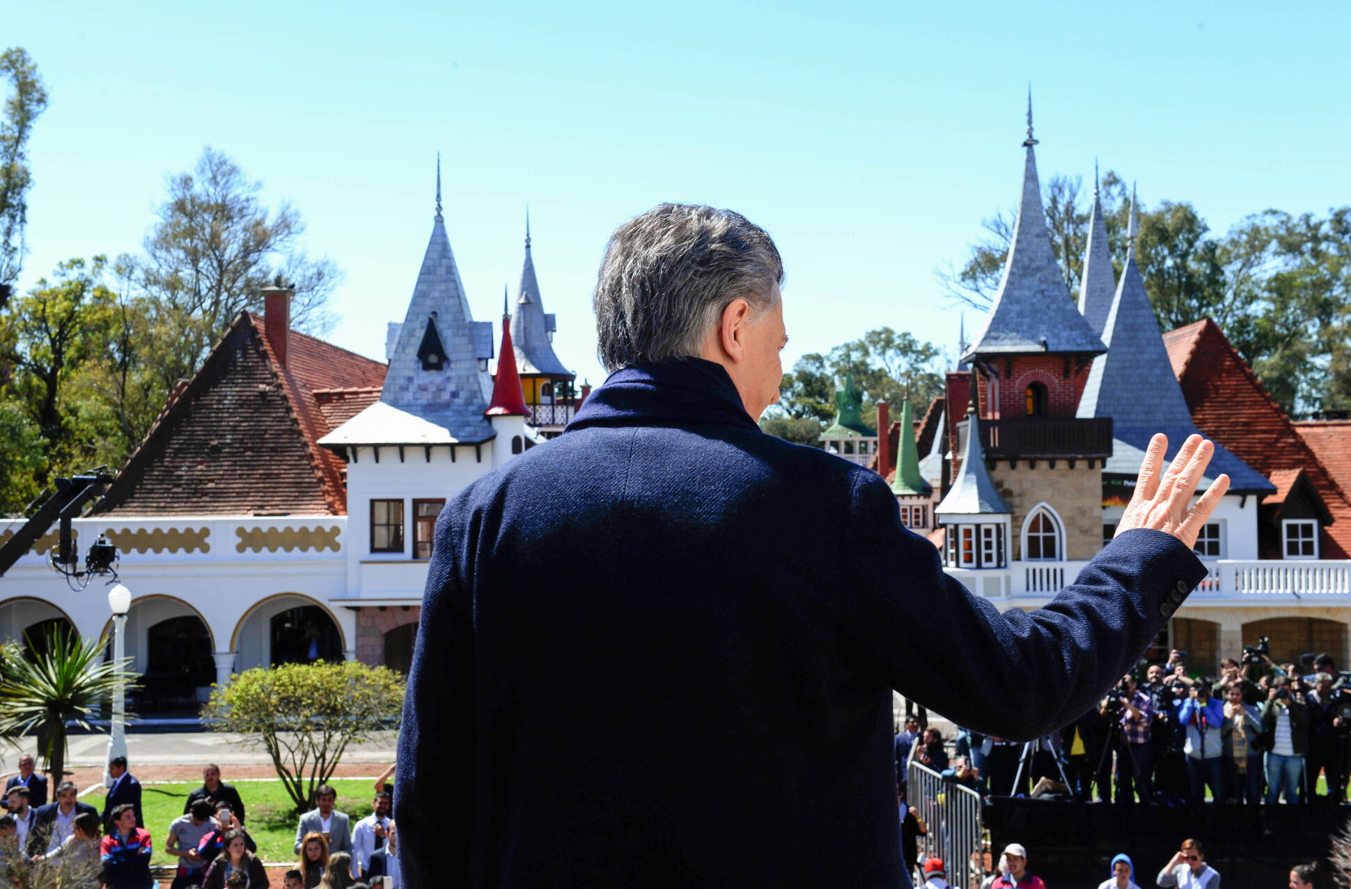 El Presidente encabezó el acto de reinauguración del parque temático República de los Niños