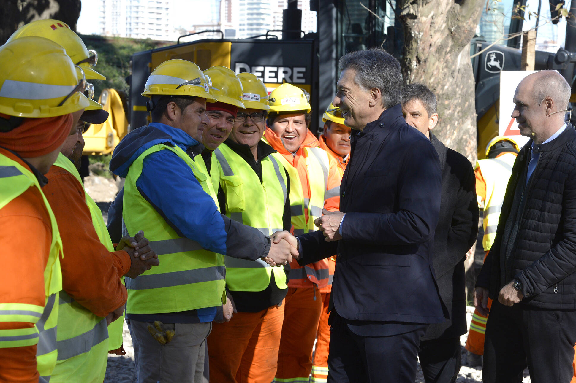 El Presidente presentó el inicio de las obras del viaducto del Ferrocarril Mitre