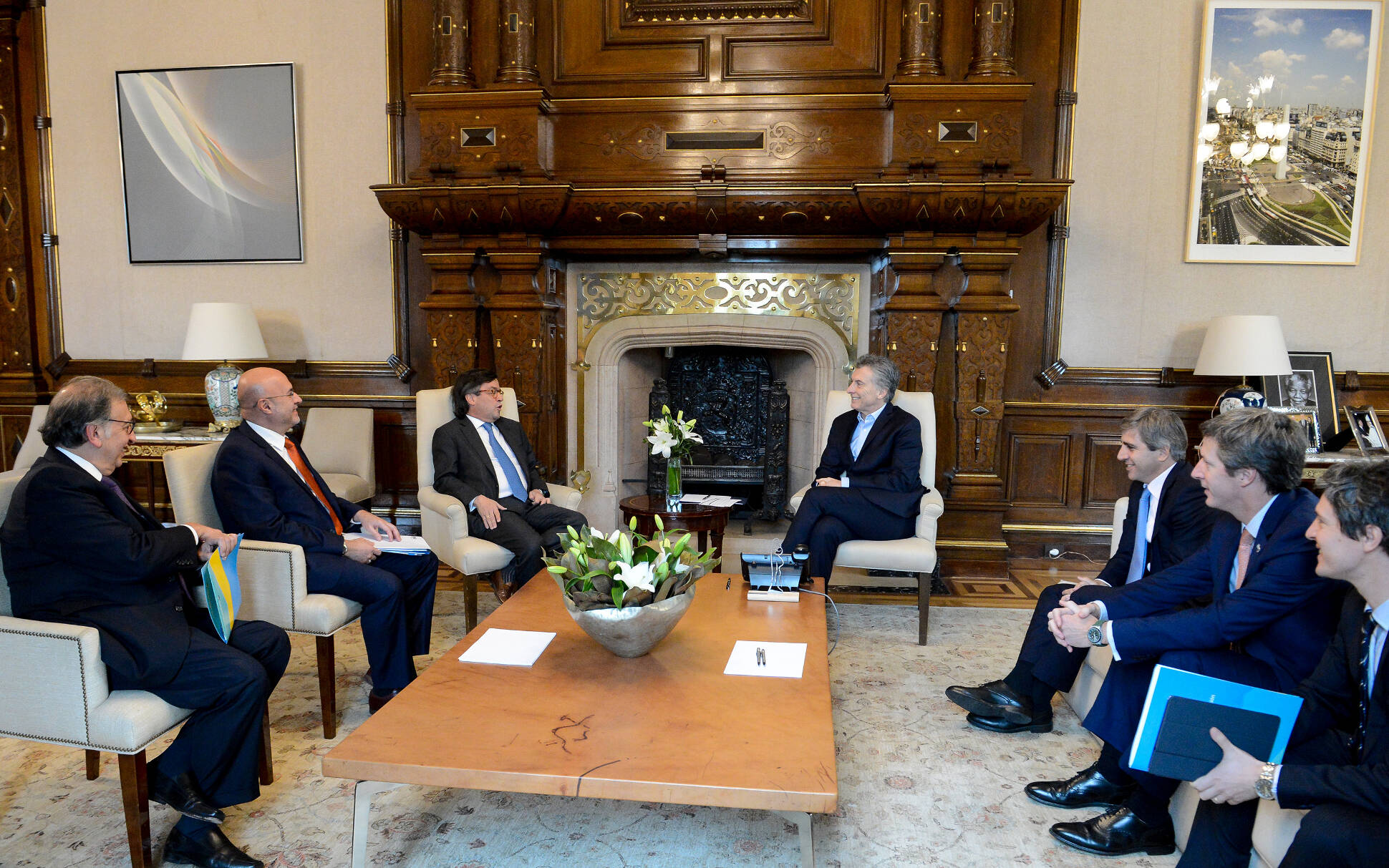Macri recibió al titular del Banco Interamericano de Desarrollo
