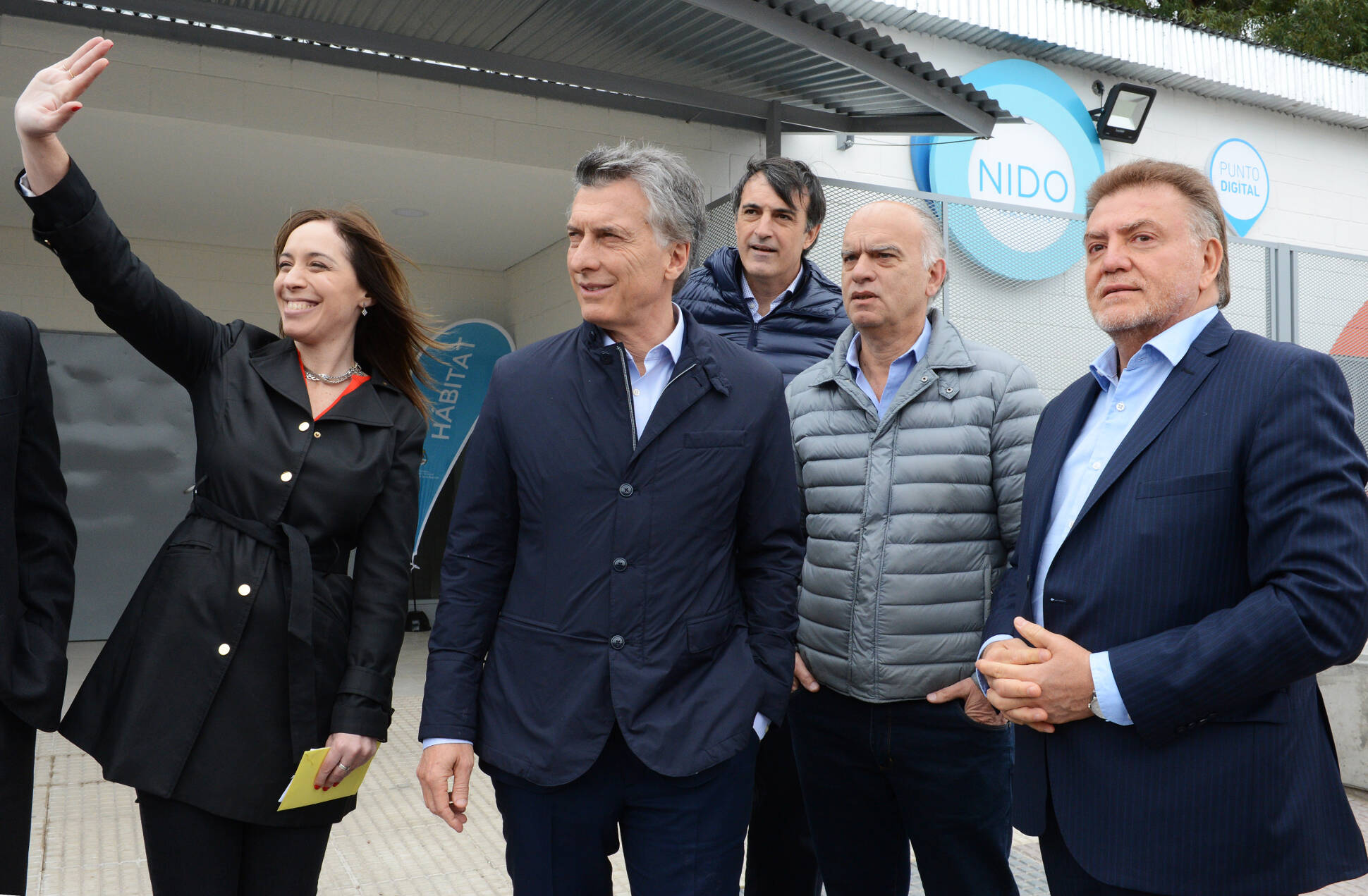 Macri y Vidal inauguraron un Núcleo de Innovación y Desarrollo de Oportunidades en Monte Chingolo