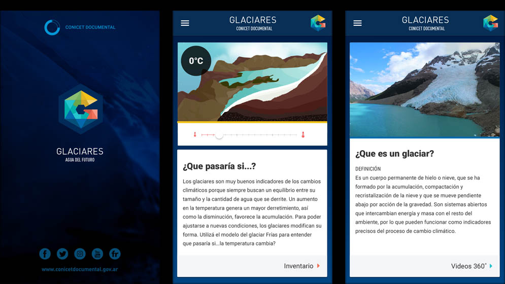 Lanzan una aplicación de celular para conocer los glaciares argentinos