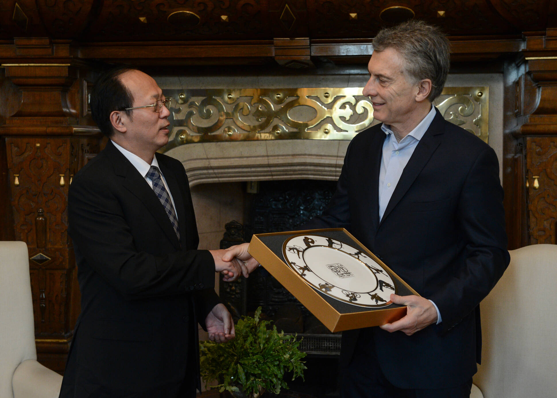 El presidente Macri recibió al titular del Comité Olímpico Chino