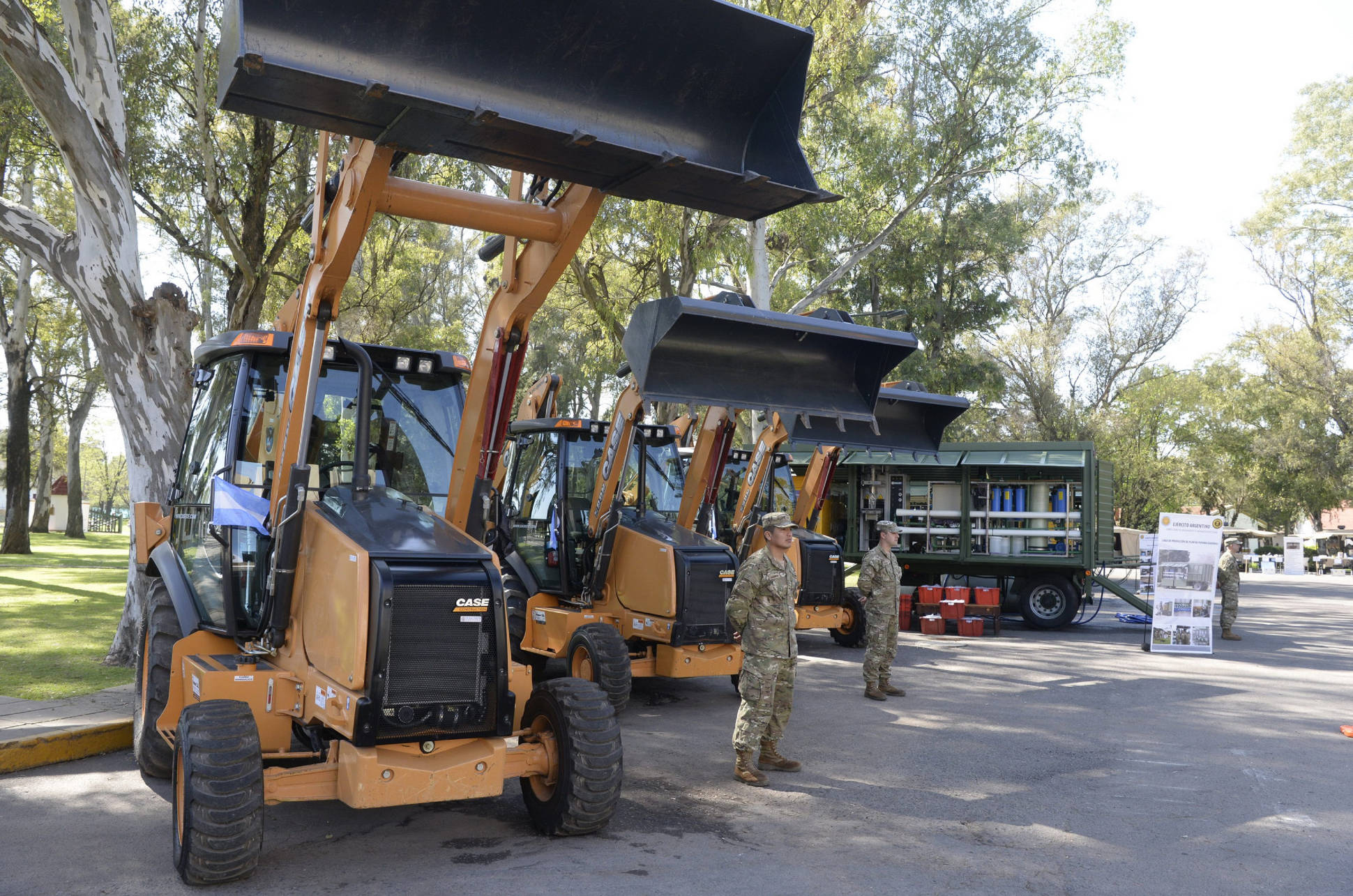 El Ministerio de Defensa entregó nuevas maquinarias al Ejército Argentino