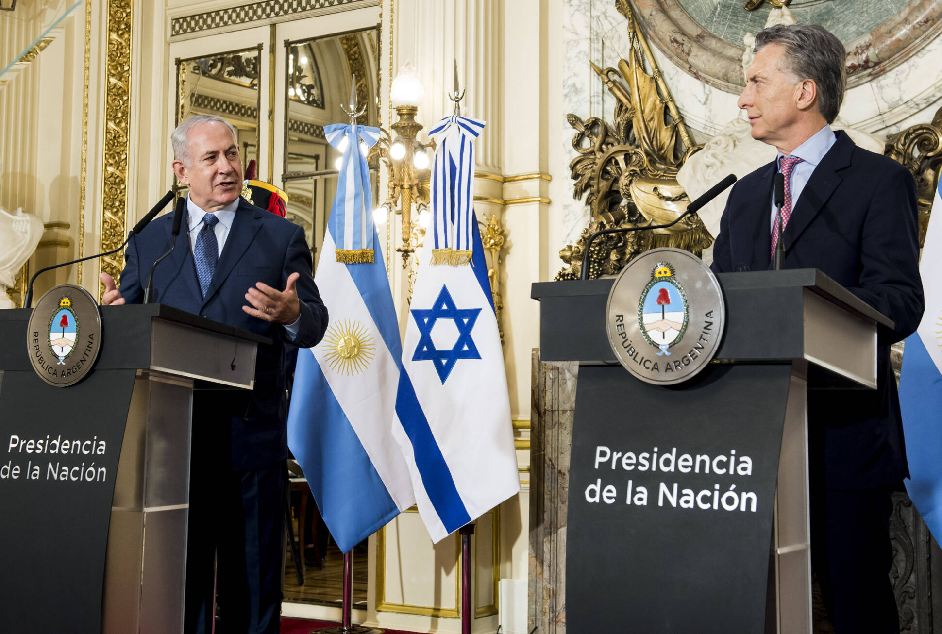 Mauricio Macri recibió al primer ministro de Israel