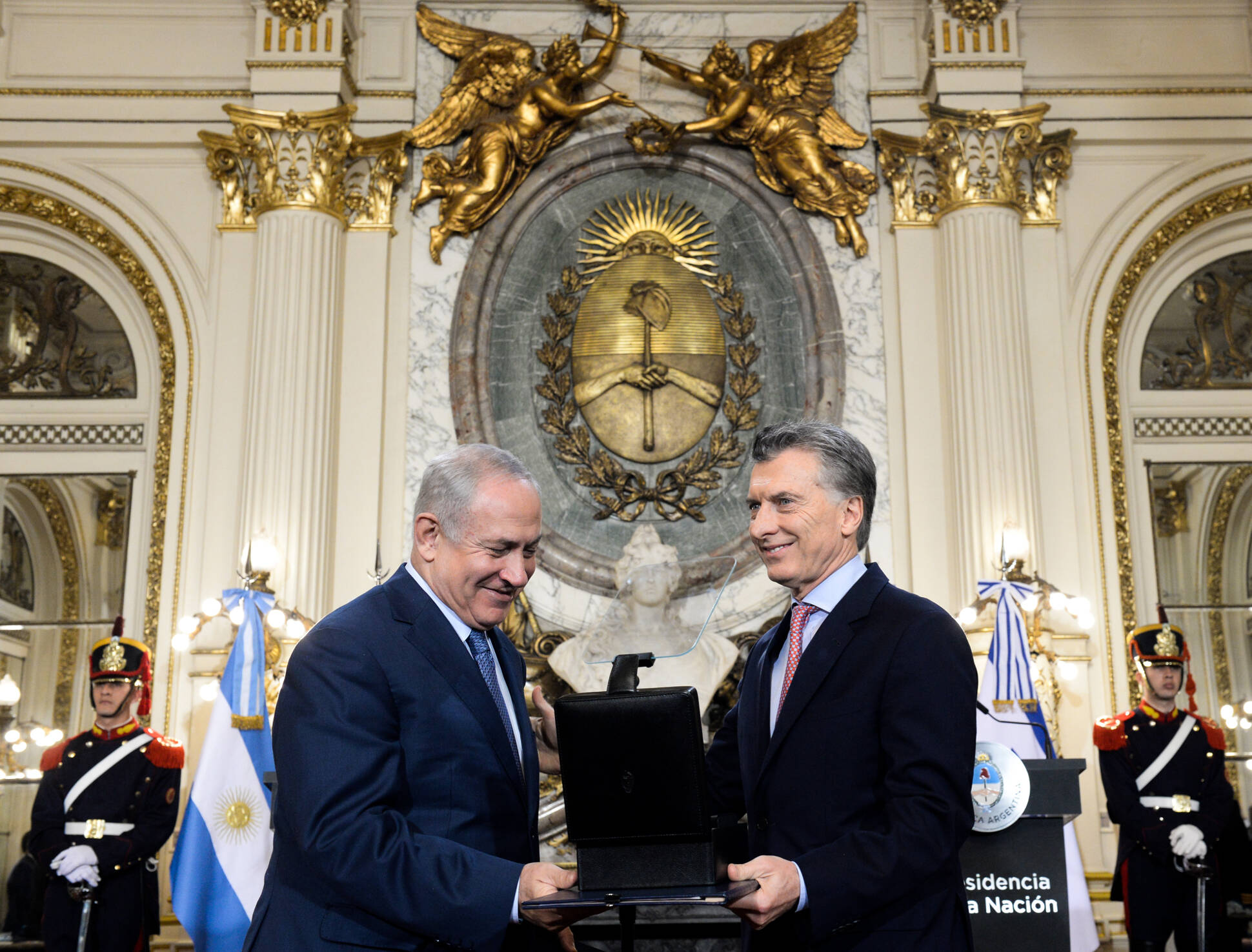 Mauricio Macri recibió al primer ministro de Israel