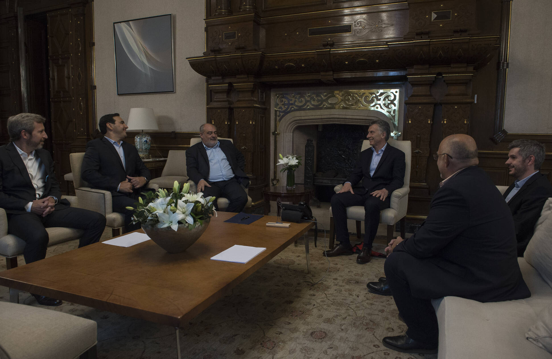 El presidente Macri recibió al gobernador electo de Corrientes, Gustavo Valdés