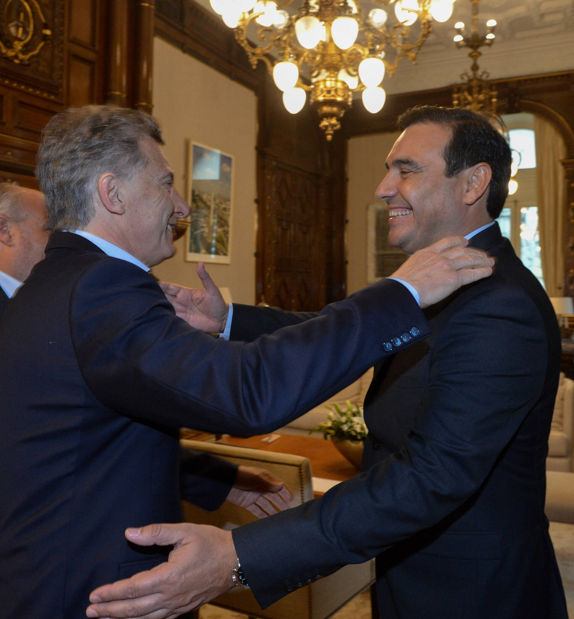 El presidente Macri recibió al gobernador electo de Corrientes, Gustavo Valdés