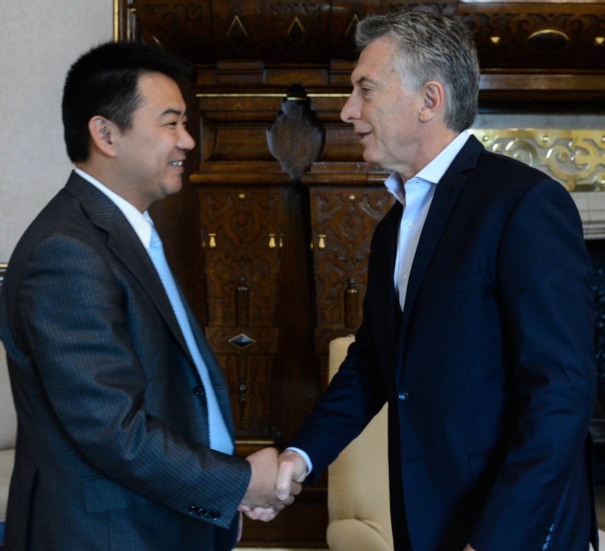 Macri recibió al CEO de Huawei en la Argentina