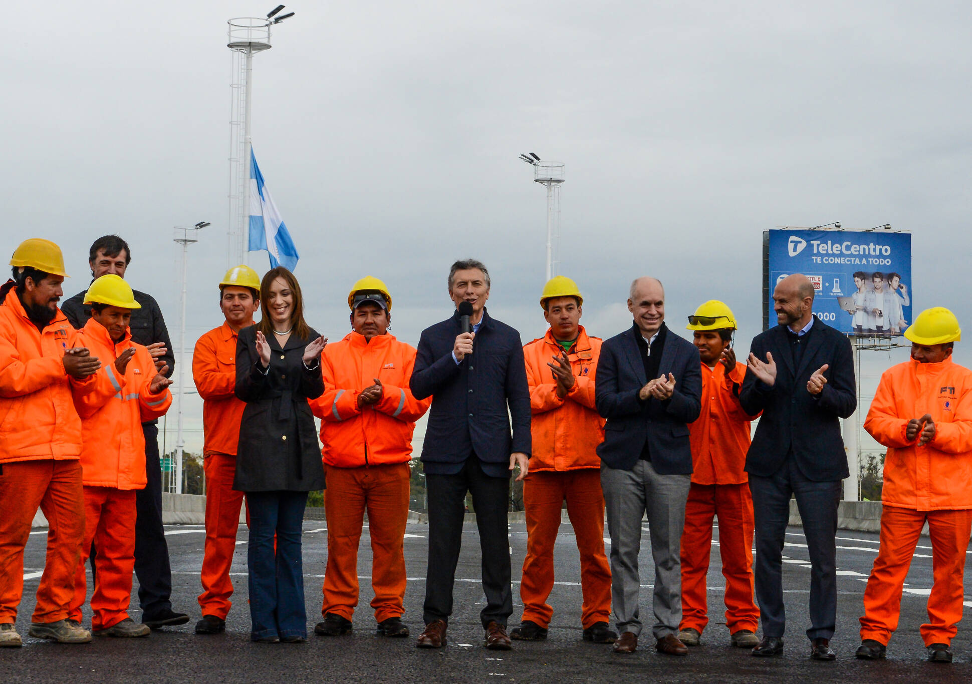 Macri inauguró el tramo final del viaducto de Puente La Noria