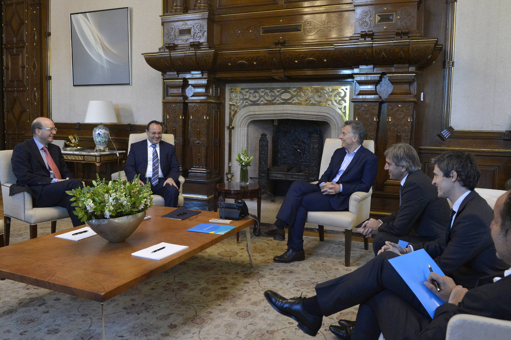 El presidente Macri recibió al titular del CAF