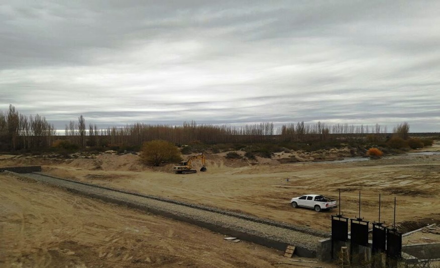 Se inauguró una obra de riego en la provincia de Neuquén