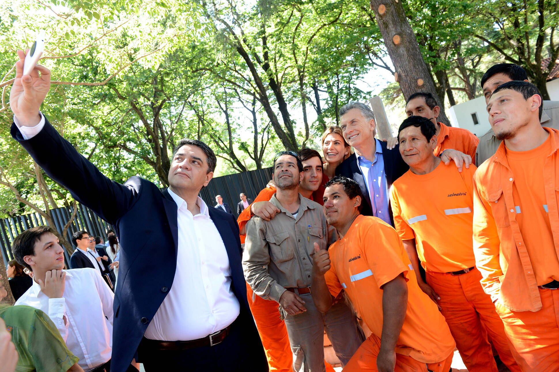 El Presidente inauguró el Paseo de la República, un espacio abierto al público junto a la Quinta de Olivos
