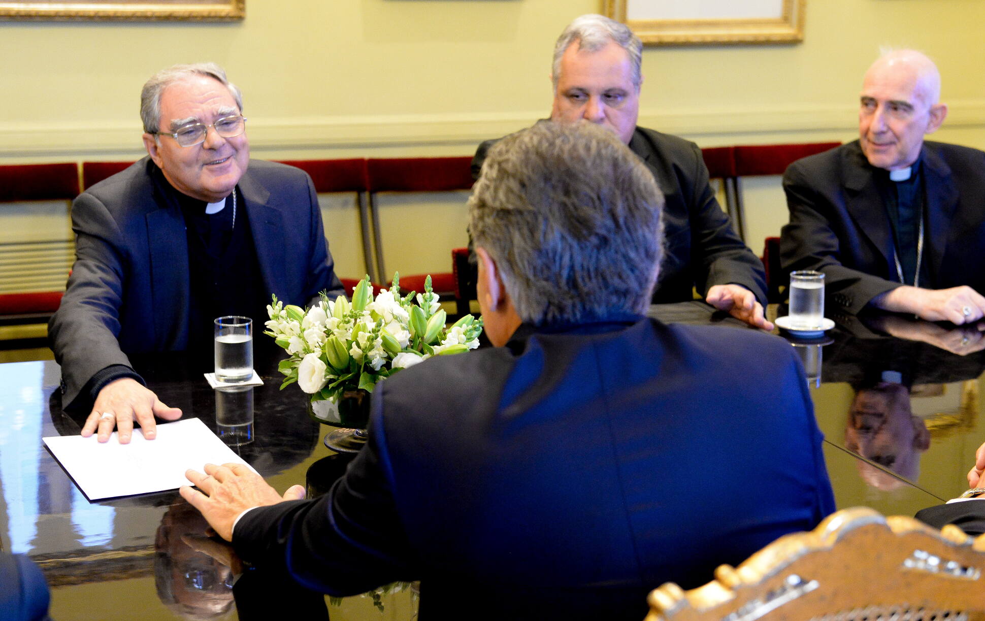 El Presidente recibió a la nueva comisión ejecutiva de la Conferencia Episcopal Argentina