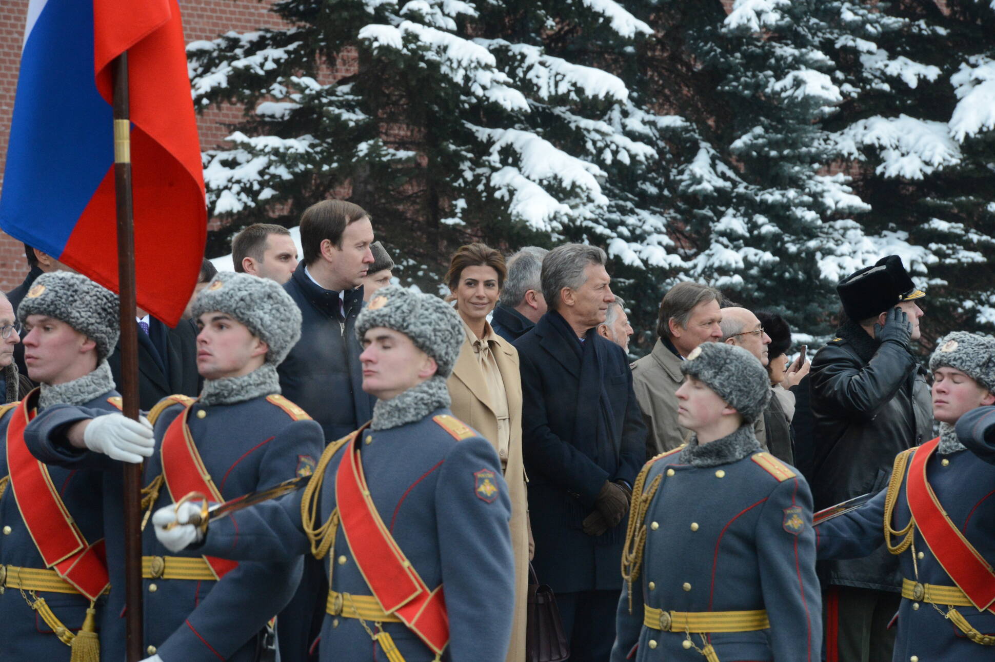 El Presidente y la Primera Dama encabezaron el acto de inauguración de la Plaza Argentina en Moscú