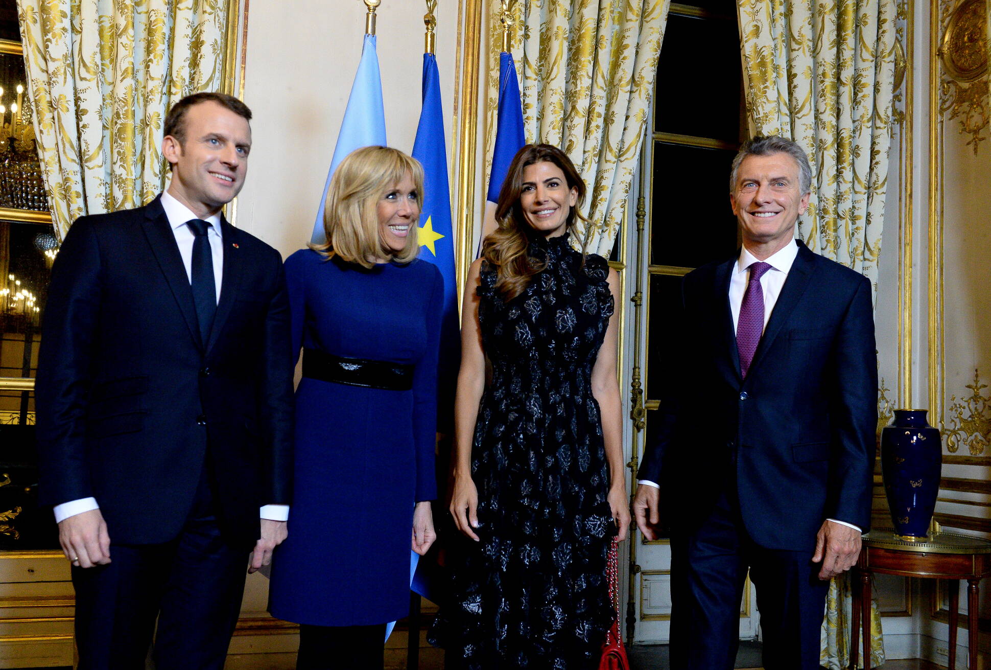 Con Brigitte Macron, Juliana Awada concluyó su agenda de reuniones en la gira por Europa