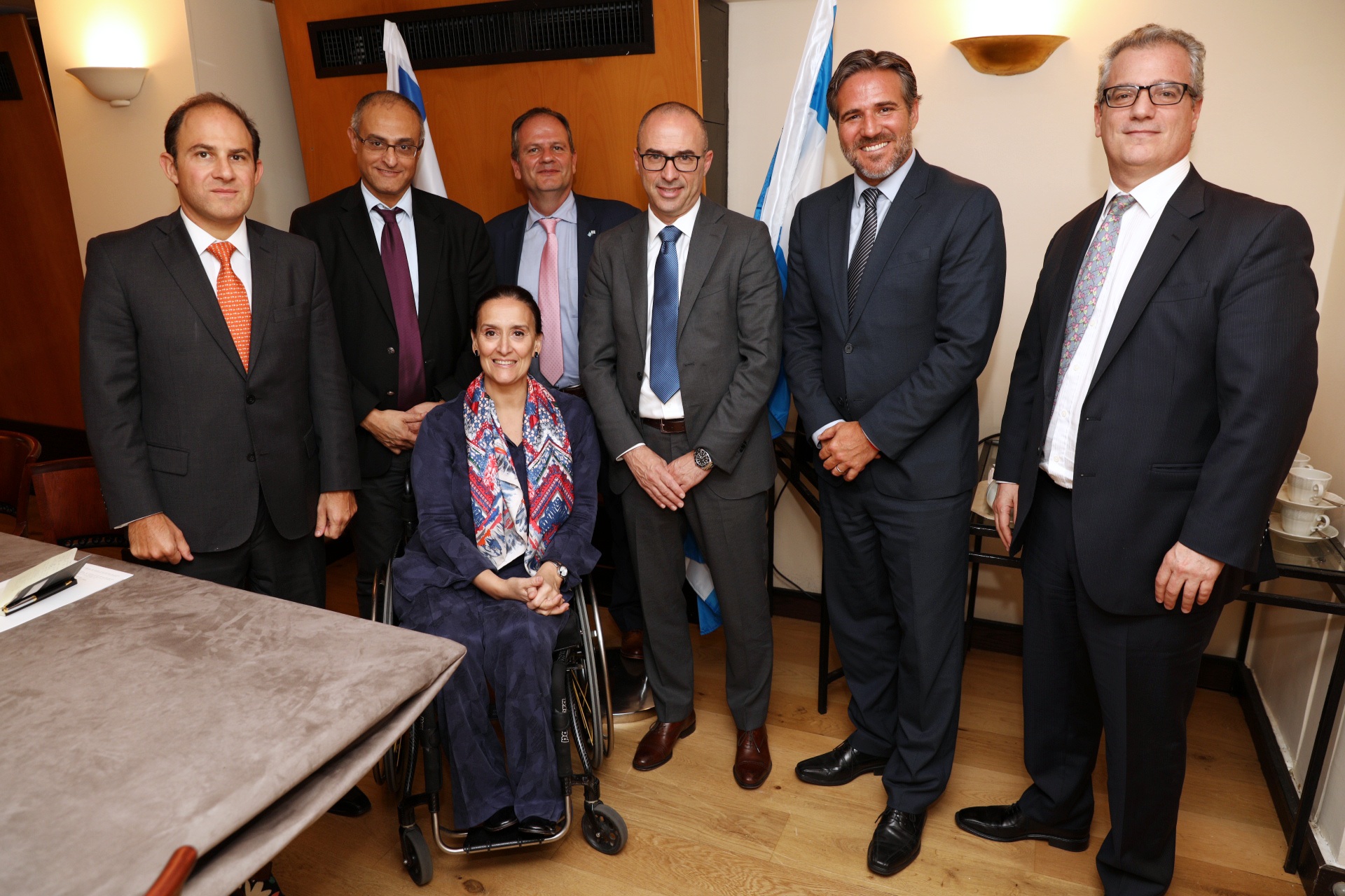 Michetti con 150 empresarios israelíes