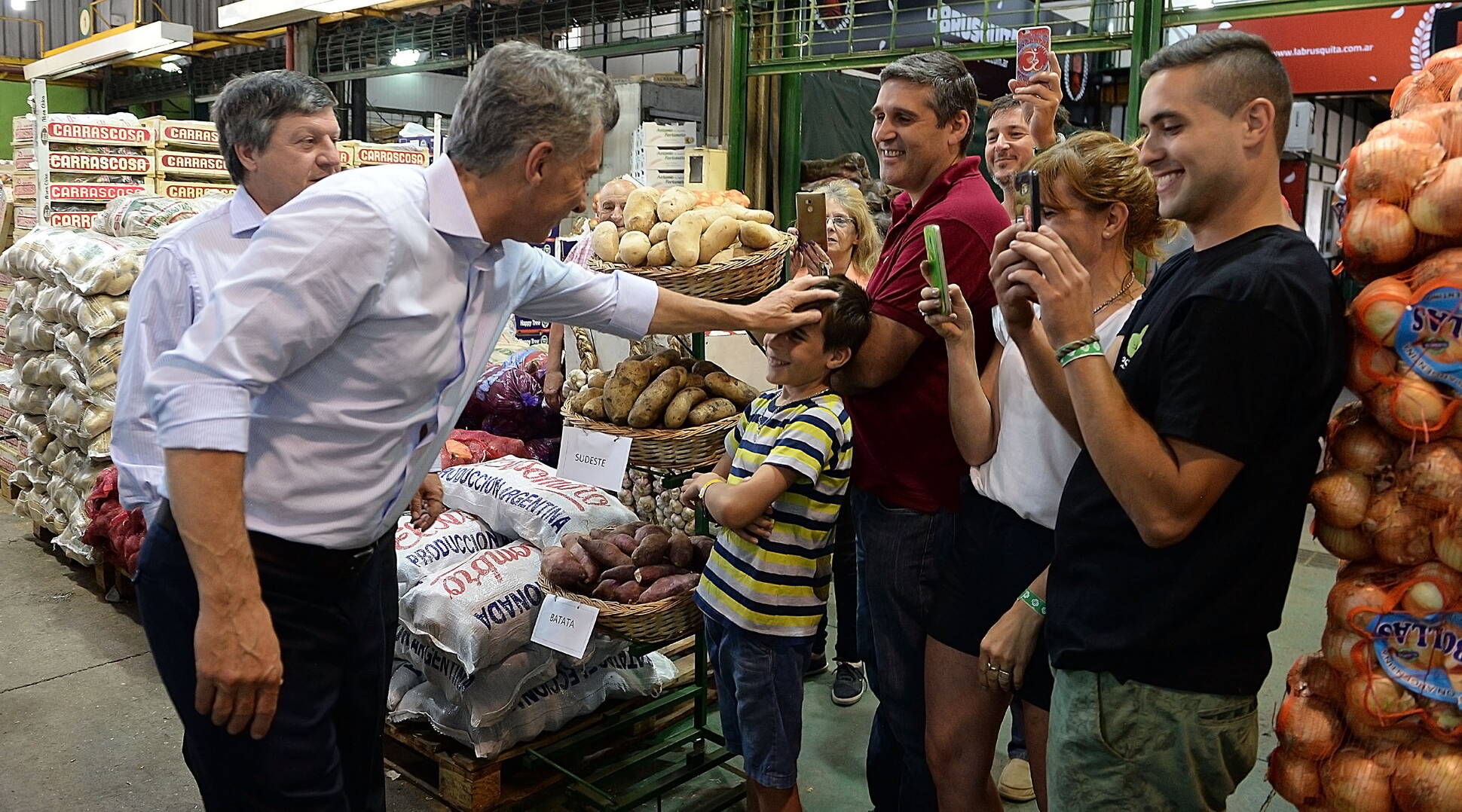 El Presidente recorrió el Mercado Central de Buenos Aires