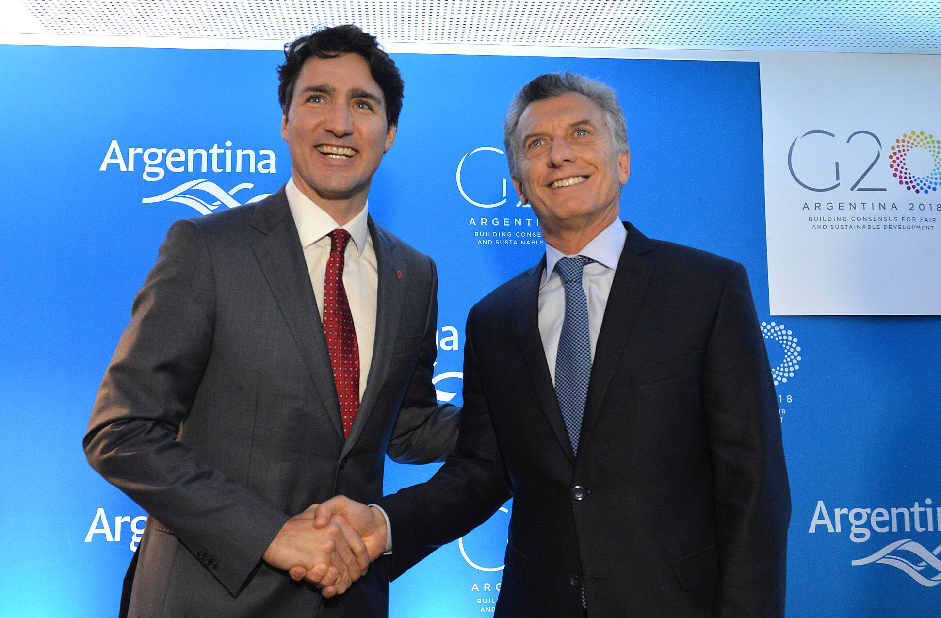 El Presidente mantuvo un encuentro con el primer ministro de Canadá