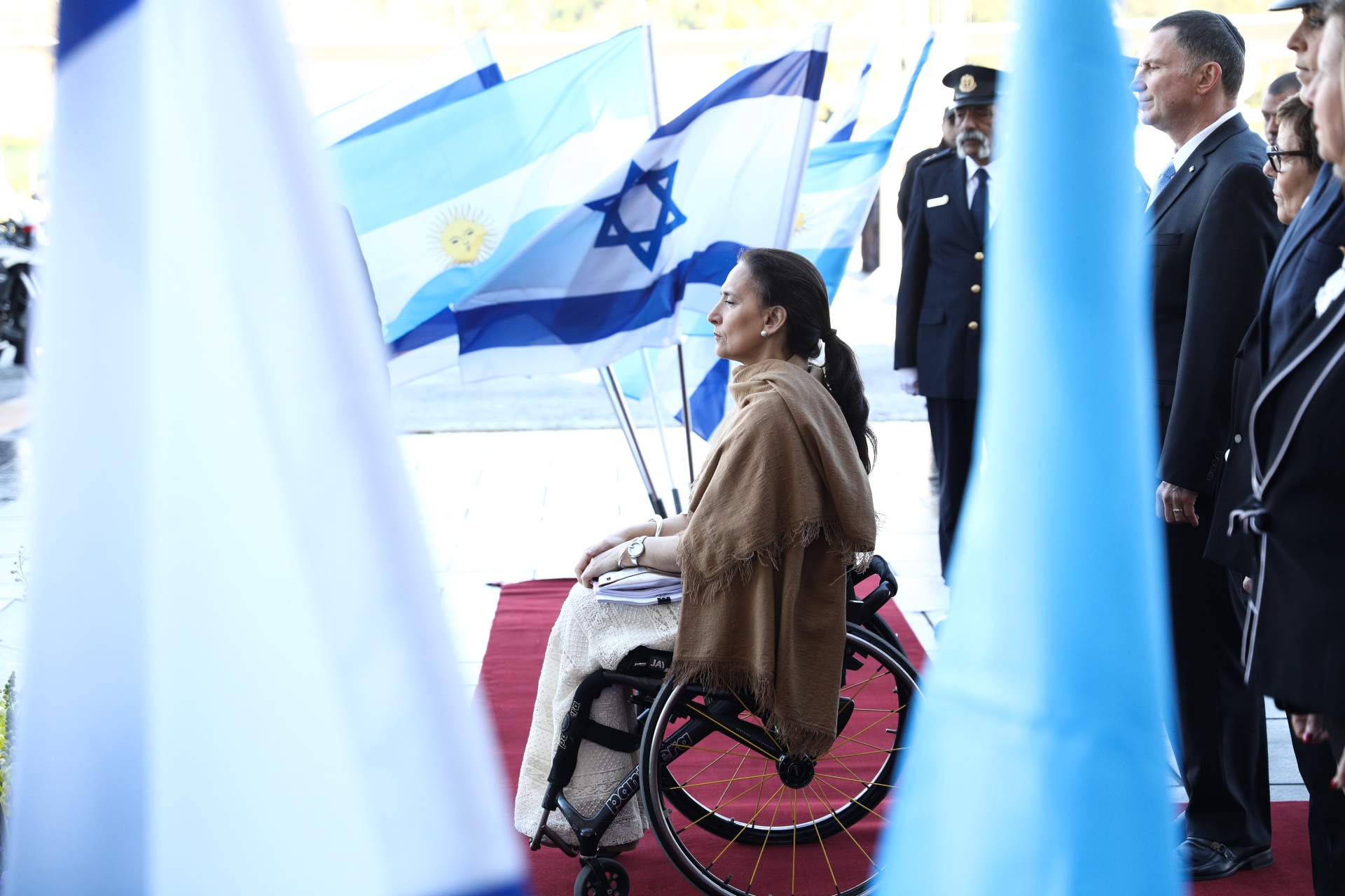 Gabriela Michetti fue recibida por el Presidente del Parlamento de Israel