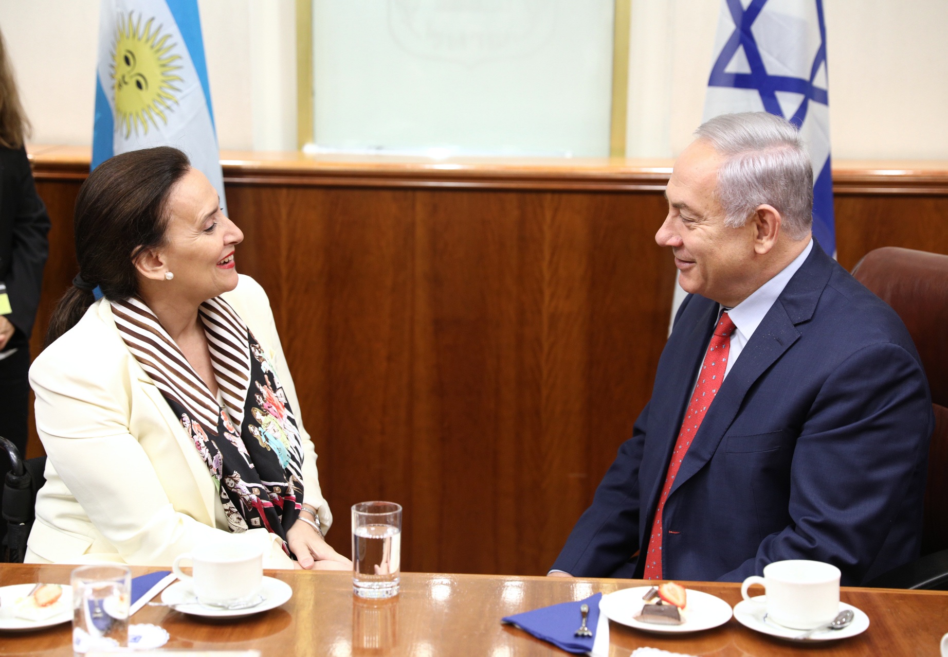 Michetti se reunió con Netanyahu
