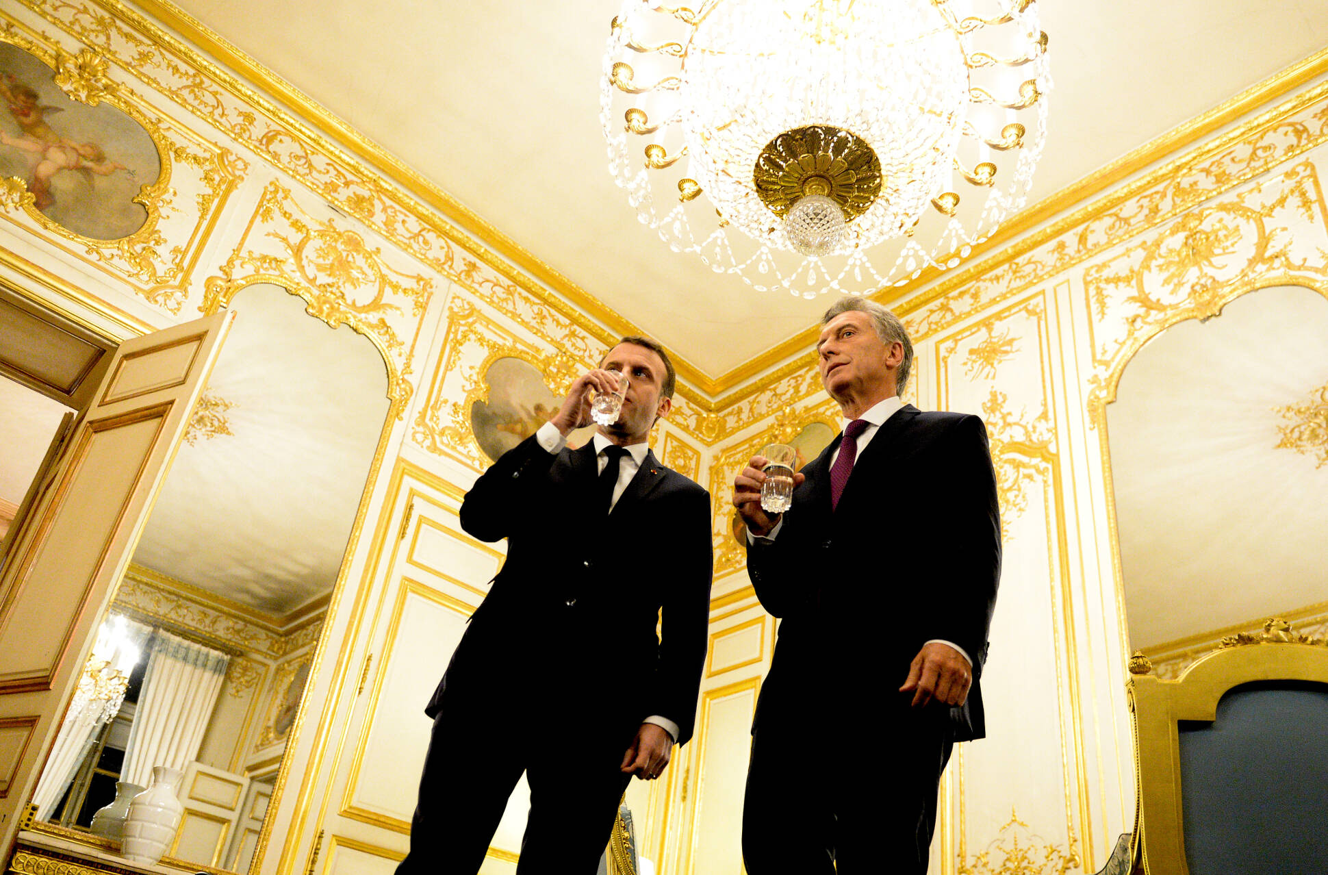 Macri se reunió con el presidente de Francia