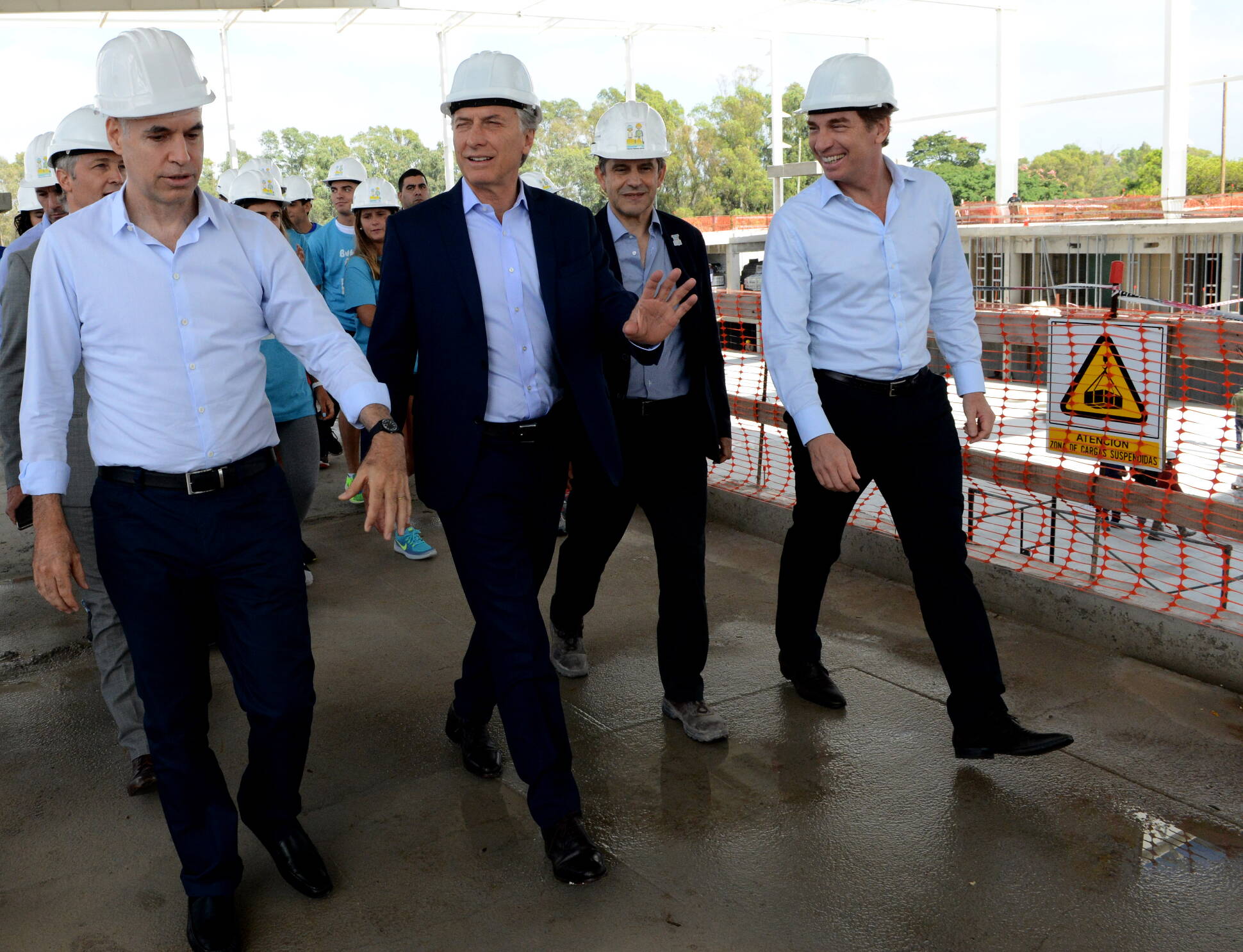 El presidente Macri recorrió las obras del Parque Olímpico  