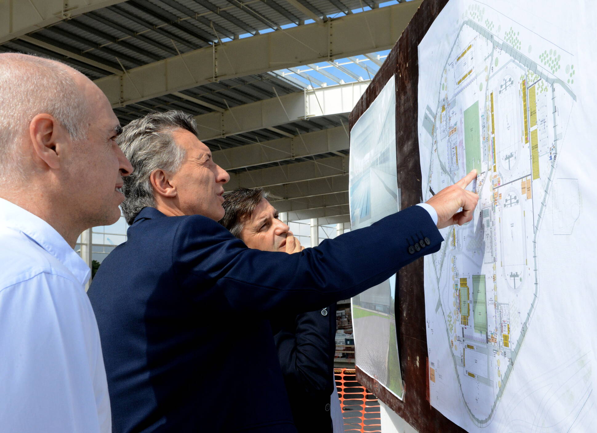 El presidente Macri recorrió las obras del Parque Olímpico  