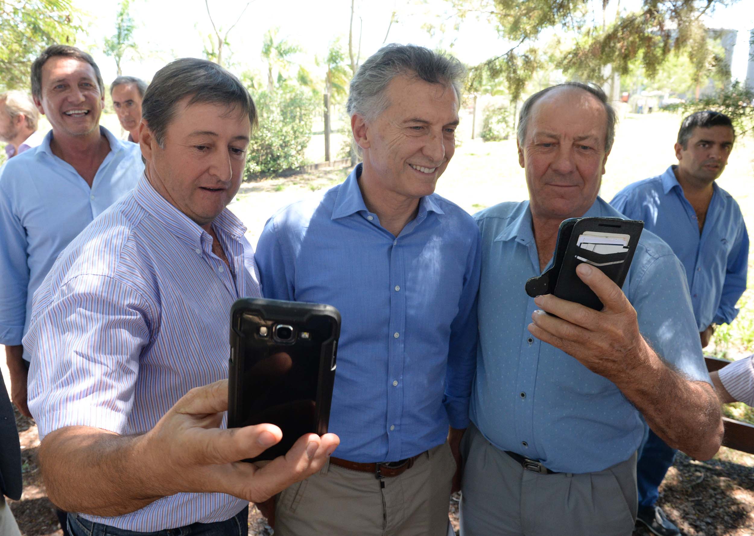 Mauricio Macri visitó un molino arrocero en Entre Ríos