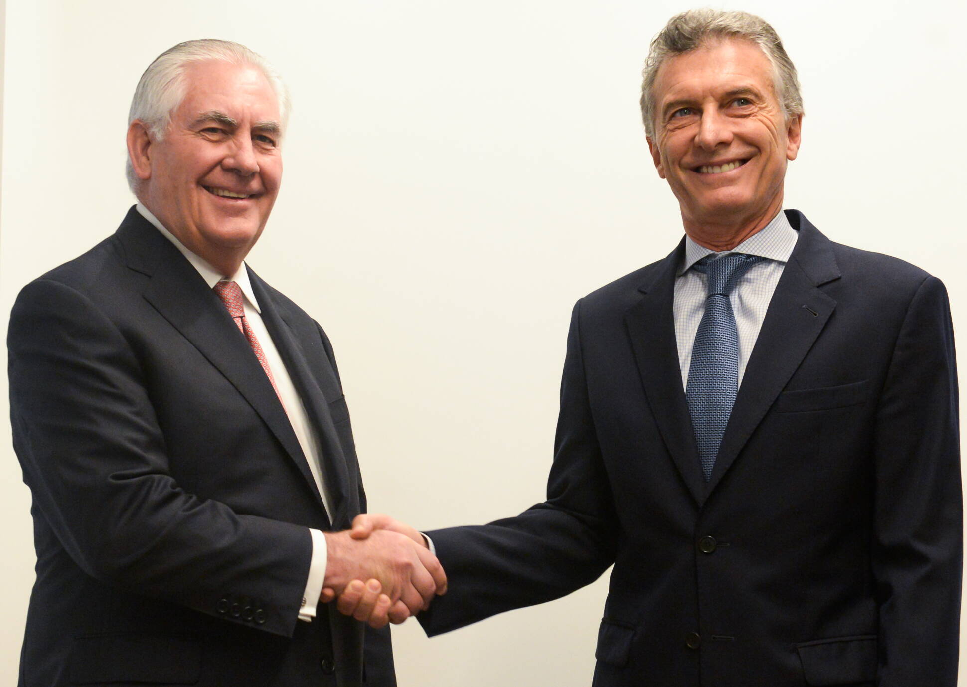 Argentine President Macri receives US Secretary of State Rex Tillerson