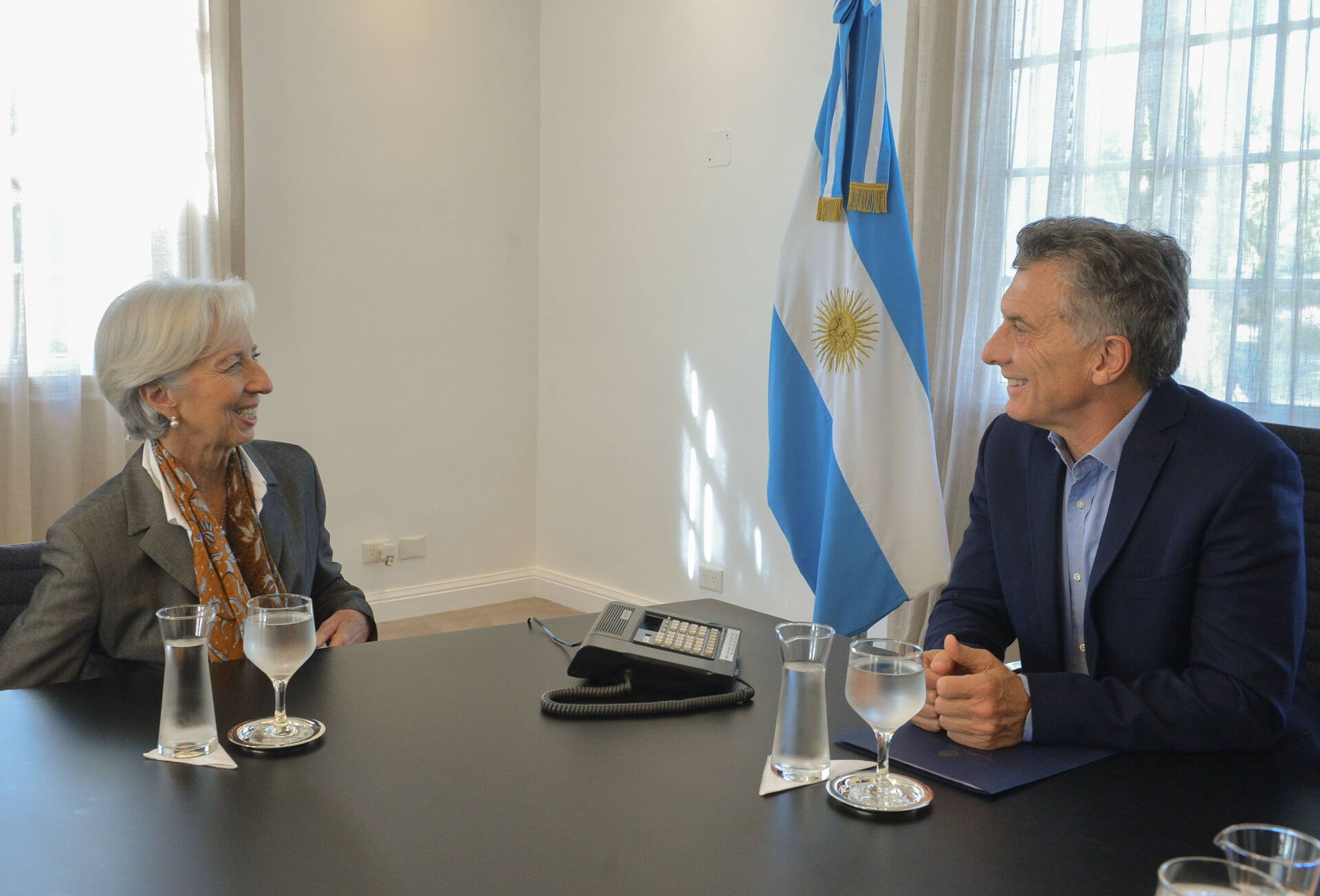 El presidente Macri recibió a la directora del FMI, Christine Lagarde