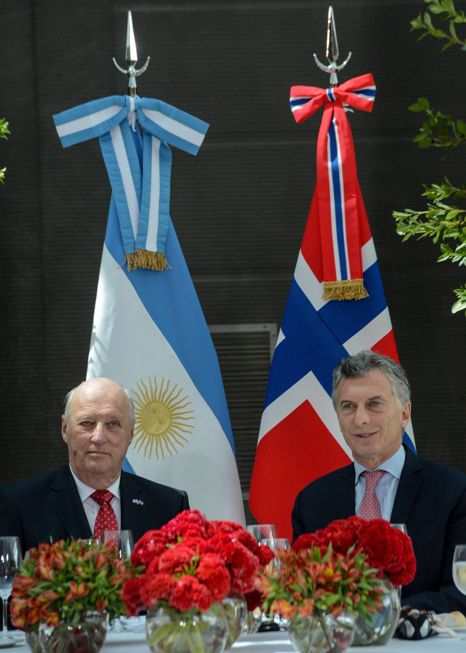 Macri y el rey Harald V abogaron por afianzar la cooperación entre la Argentina y Noruega