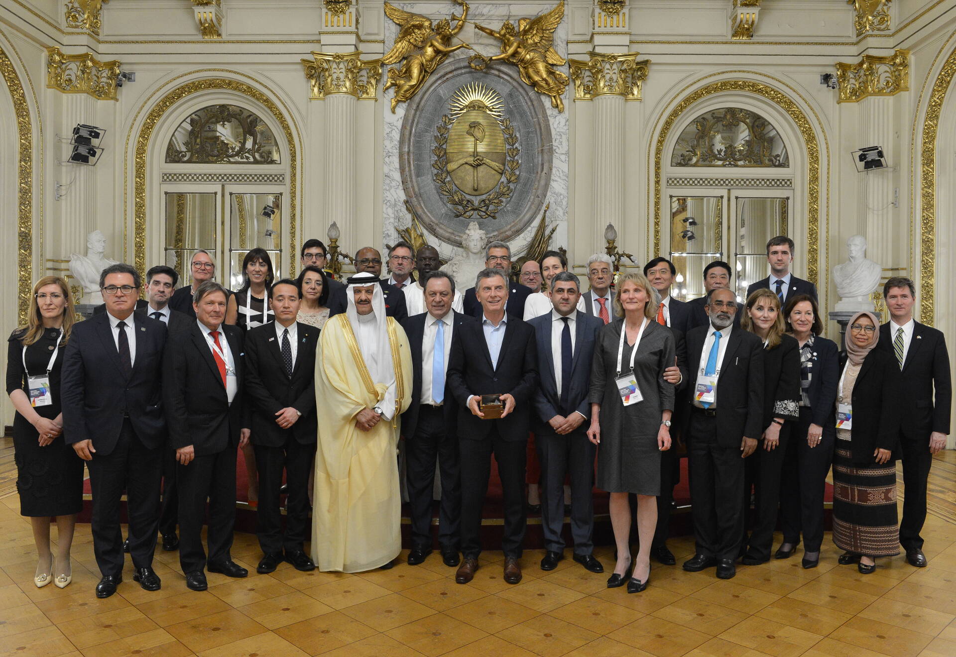 El presidente Macri recibió a los ministros de Turismo de los países del G20