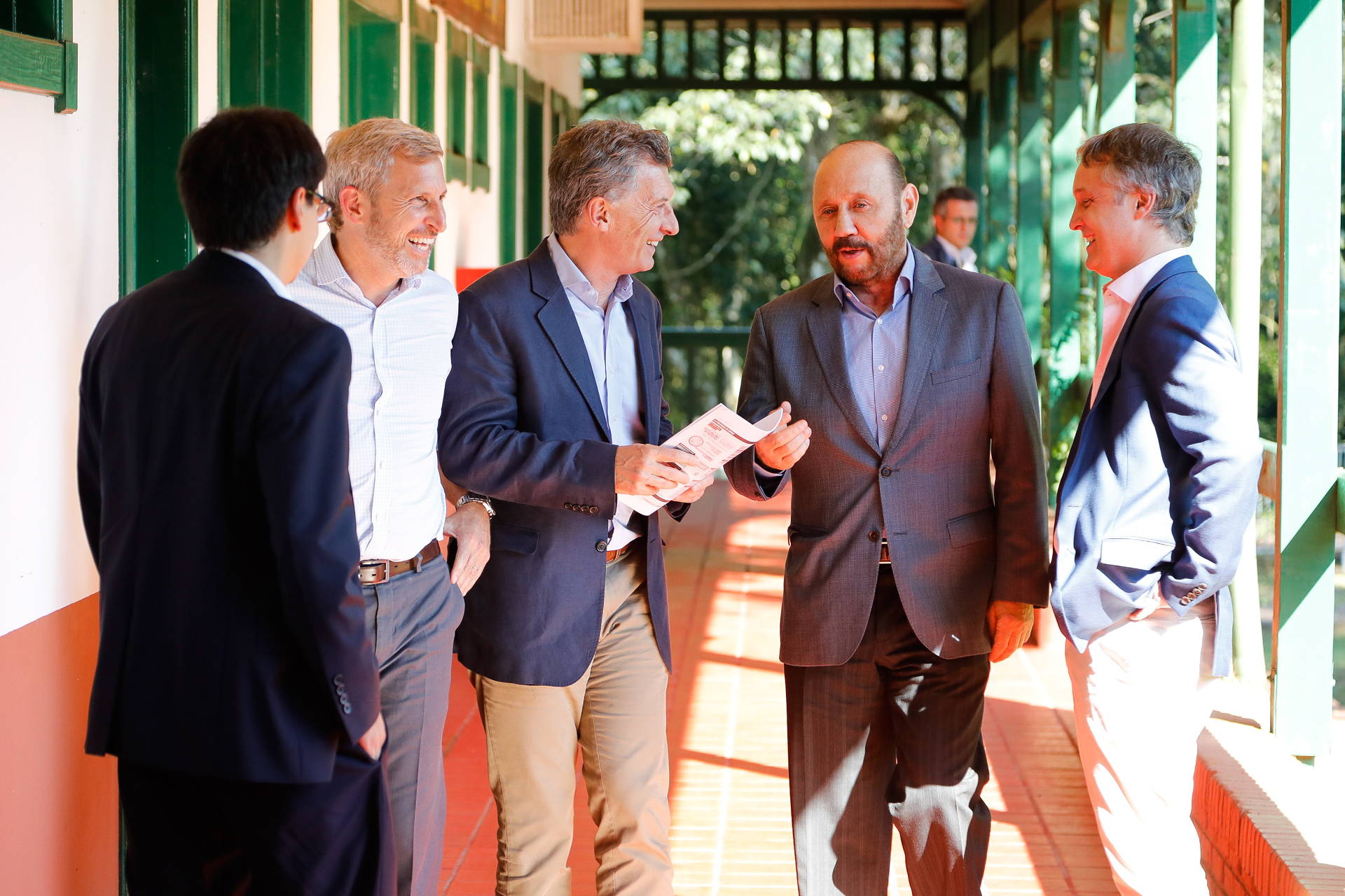 El presidente Mauricio Macri con el gobernador de Formosa, Gildo Insfrán