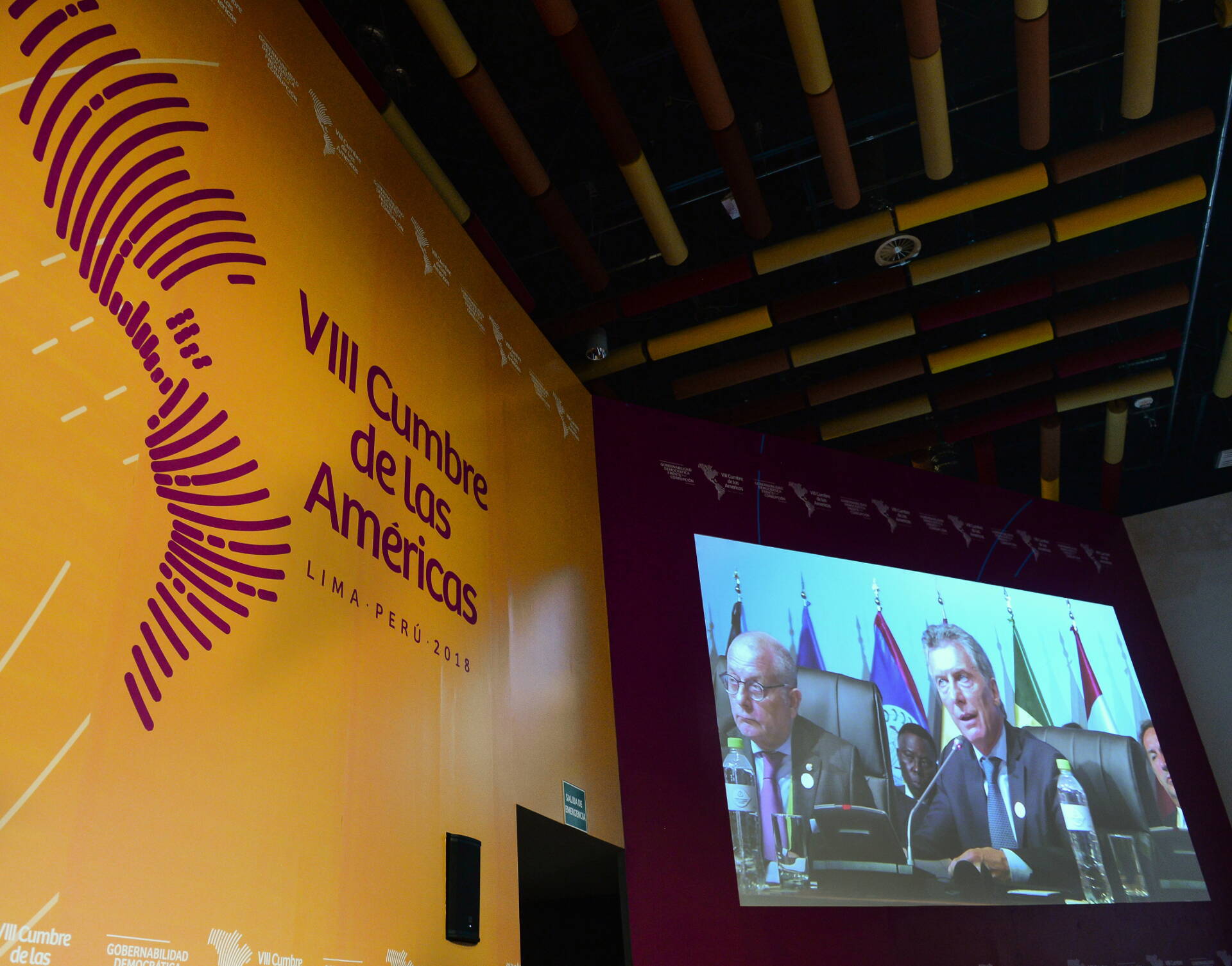 El Presidente pidió por una “verdadera salida democrática y pacífica para Venezuela”