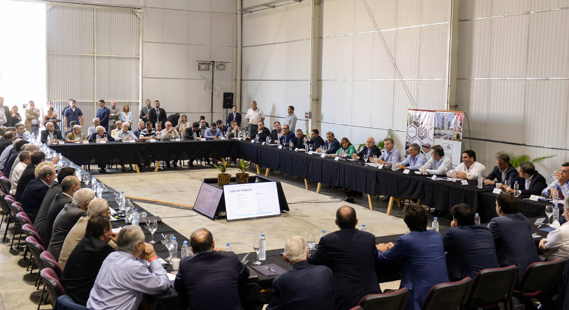 Macri encabezó la presentación de la Mesa de Maquinaria Agrícola