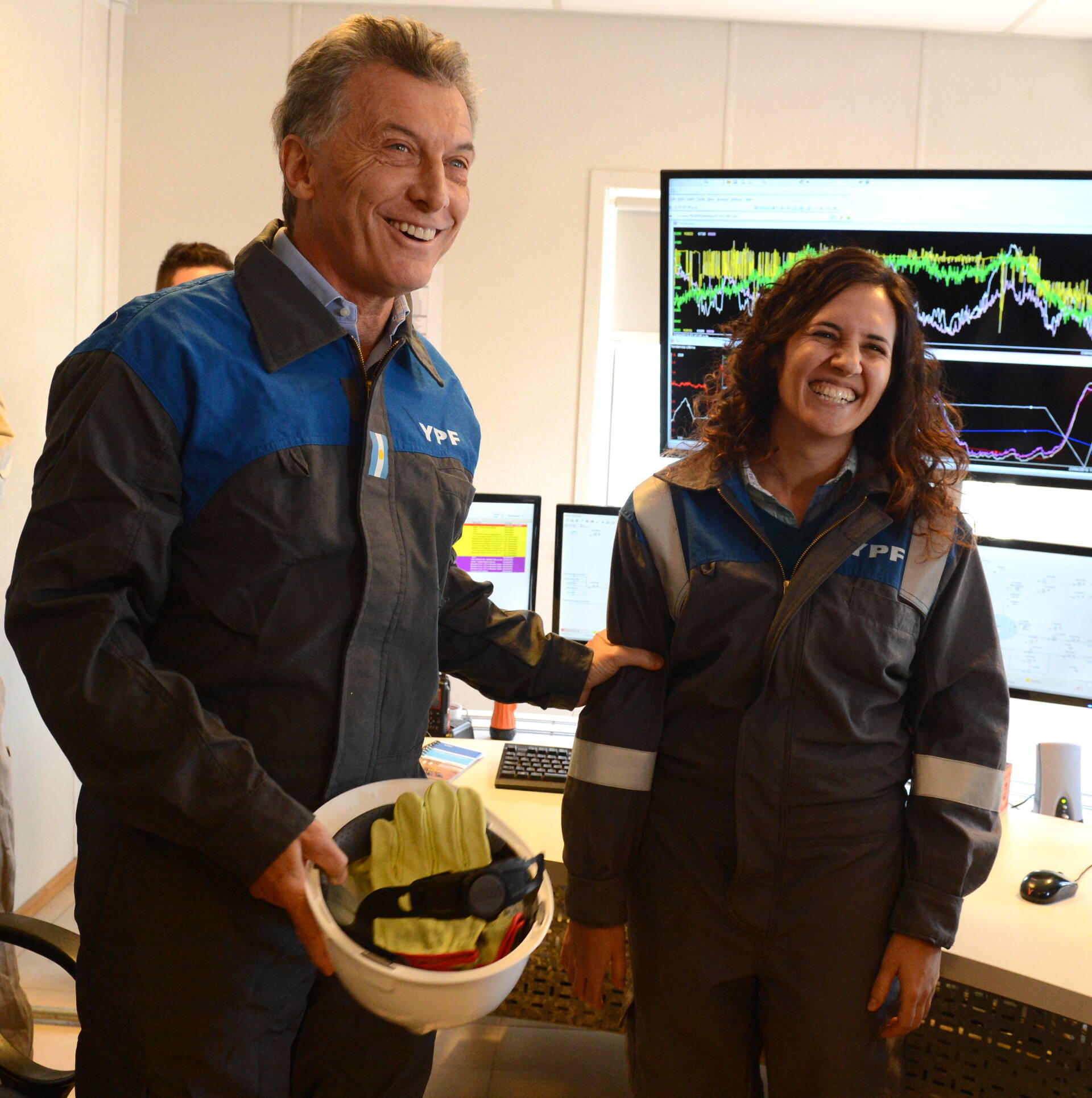 El presidente Macri recorrió el yacimiento de Vaca Muerta