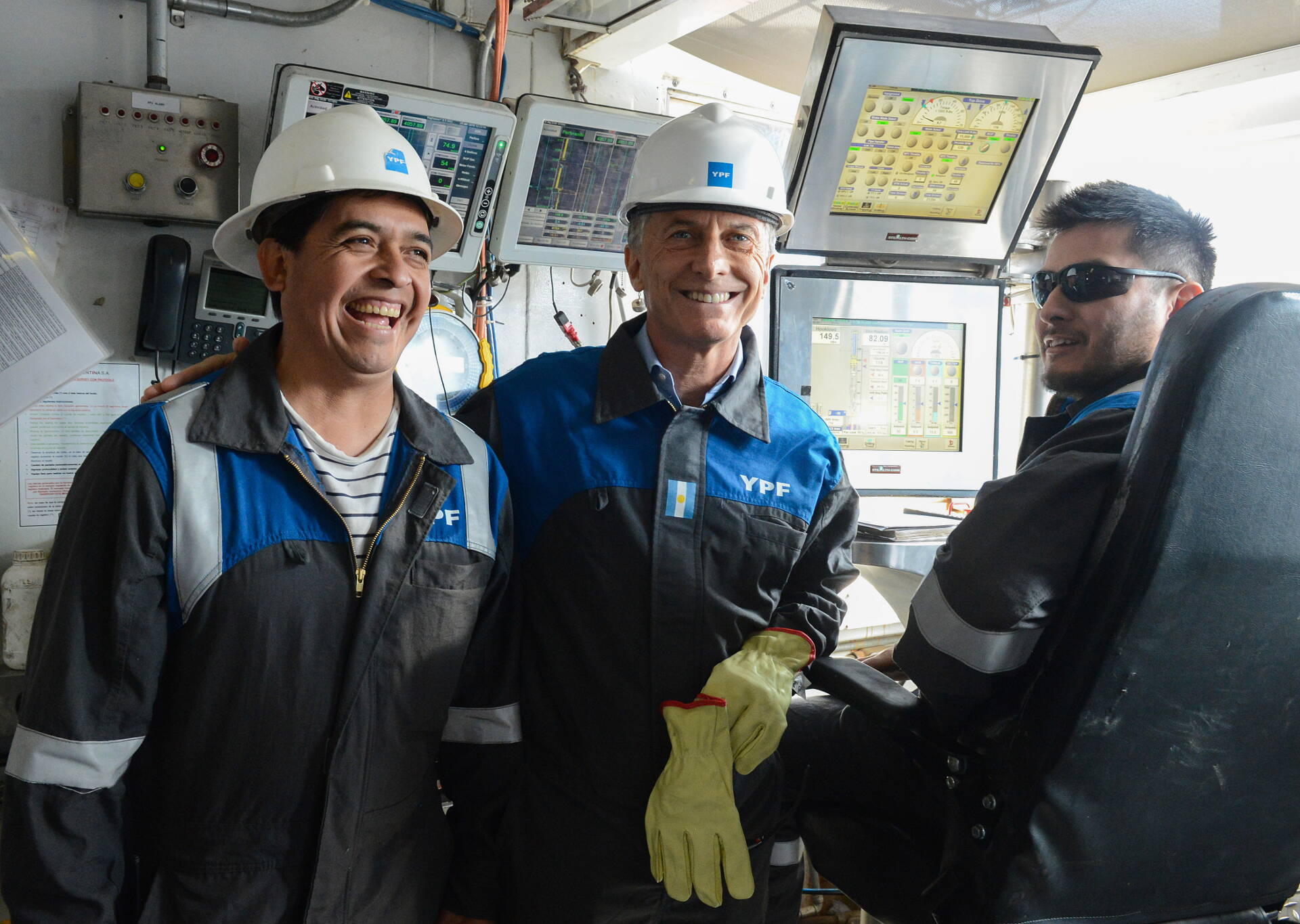 El presidente Macri recorrió el yacimiento de Vaca Muerta