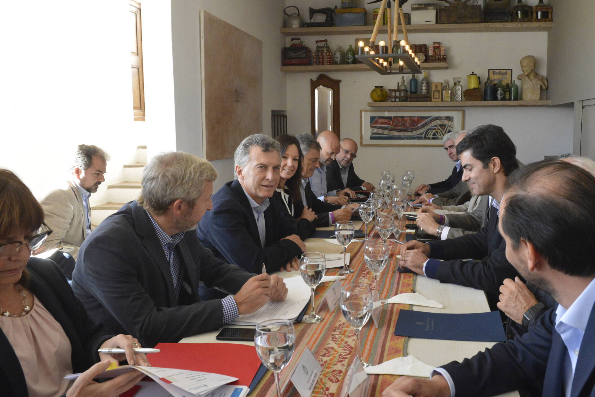 Macri encabezó una reunión de trabajo en la localidad salteña de Cachi