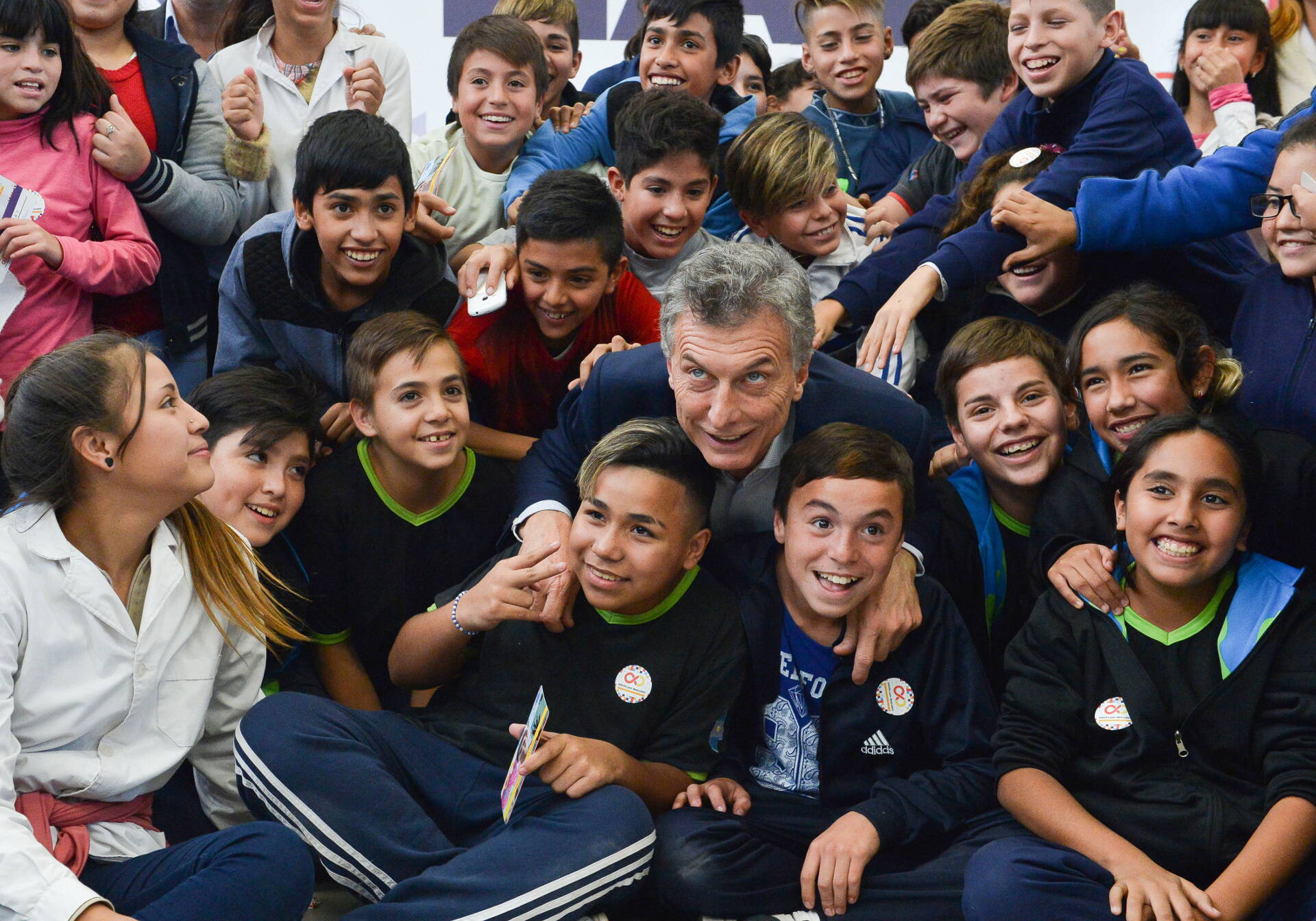 Macri visitó la sede mendocina del programa Infinito por Descubrir