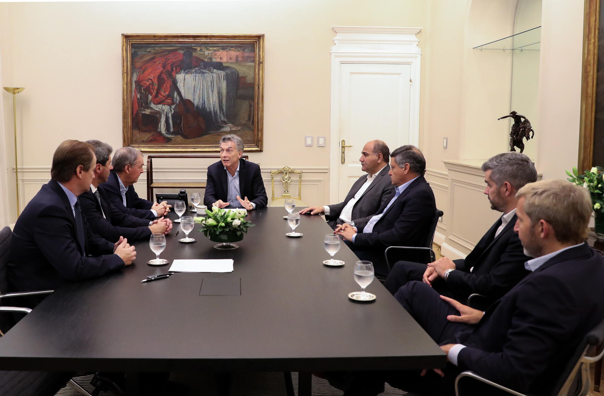 El Presidente se reunió con gobernadores en la Casa Rosada